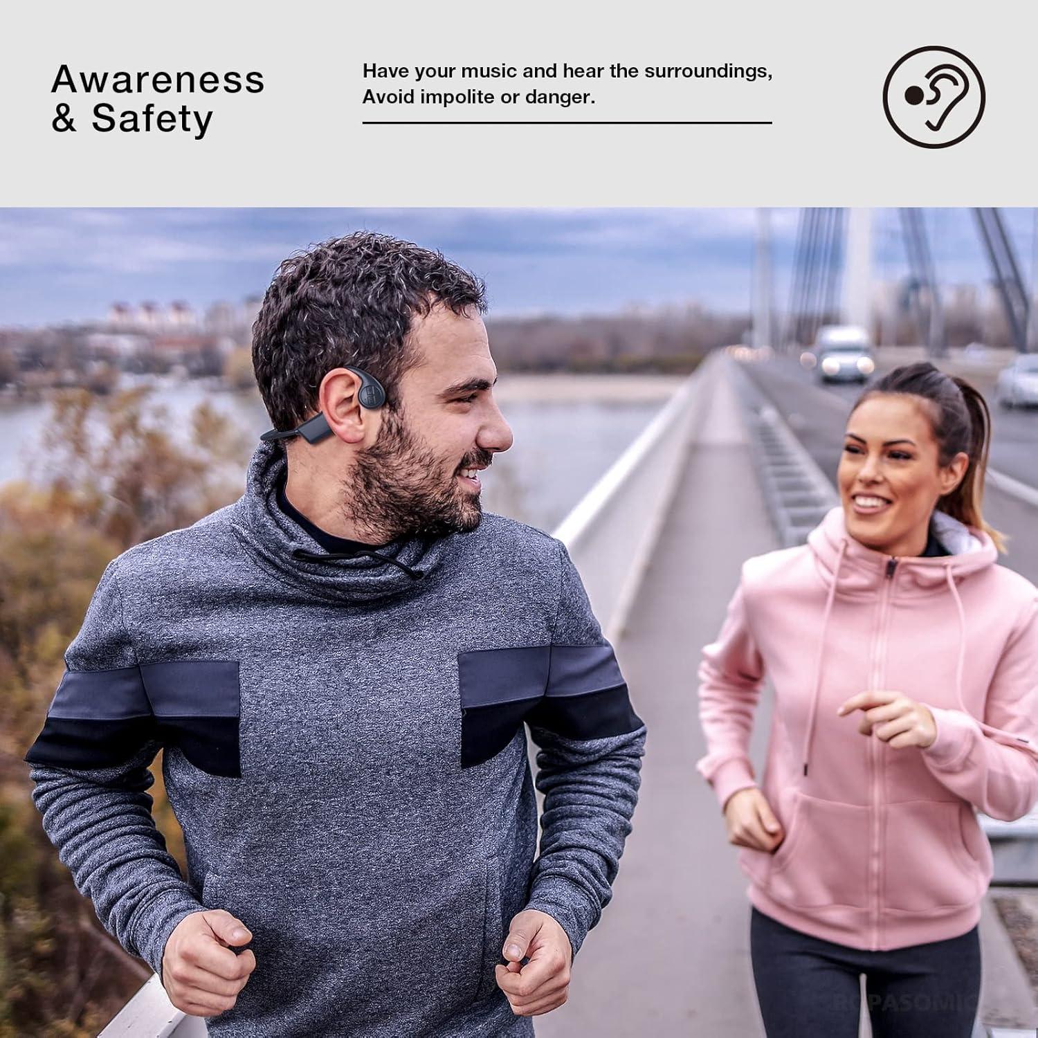 Auriculares Inalámbricos ROPASOMIC Rokbone X7 Conducción Ósea IP55