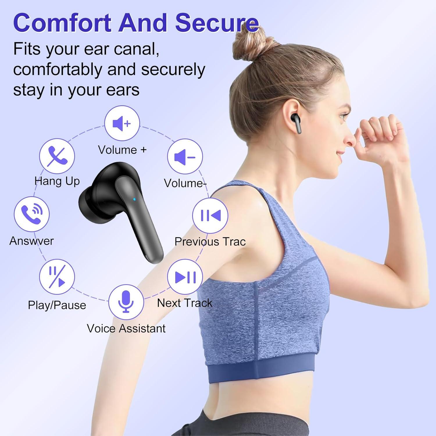 Auriculares Inalámbricos Bluetooth 5.3 Dongguan S42 con Estuche