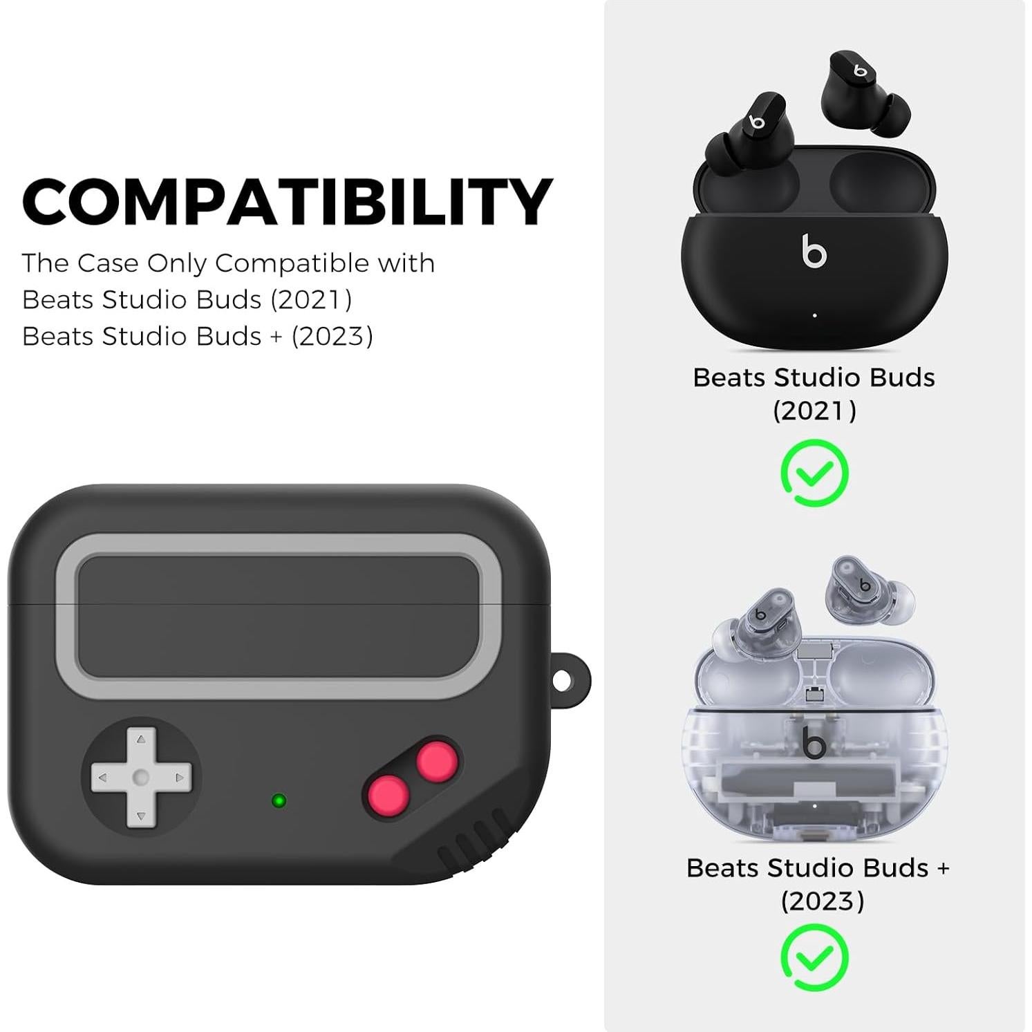 Funda Protectora TRONWIN para Beats Studio Buds 2021/2023 - Negro