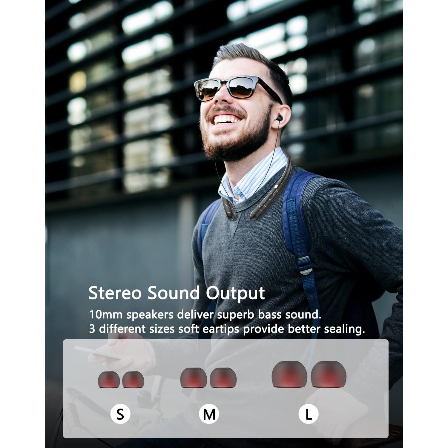 Auriculares Bluetooth Finpola HX831 Diadema Retráctil CVC 8.0