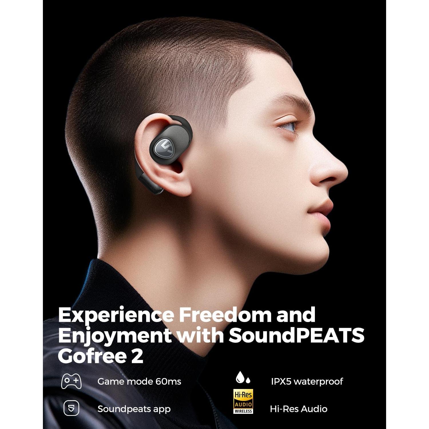 Auriculares Bluetooth SoundPEATS Gofree2 IPX5 35h Estéreo