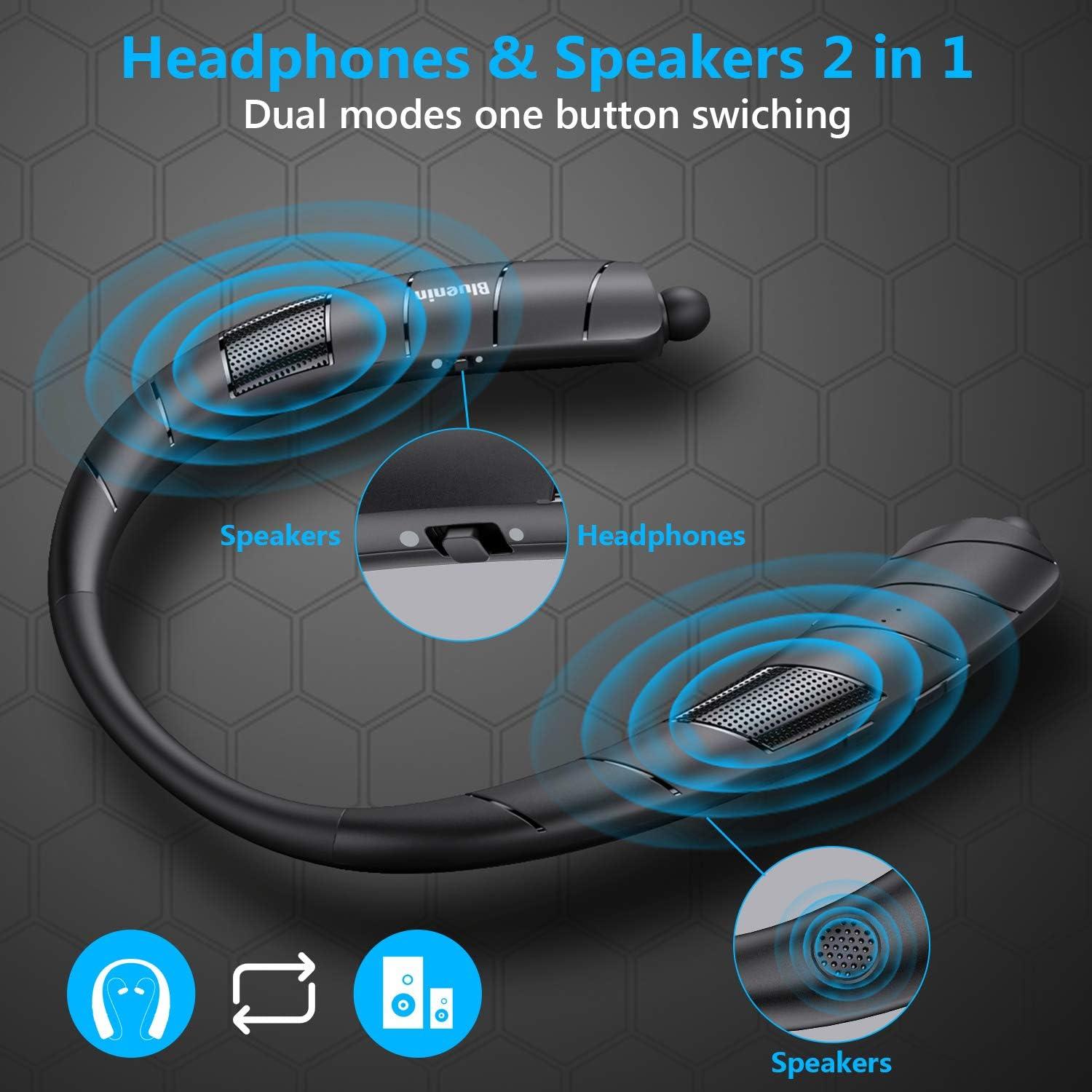 Auriculares Bluetooth Gardway BBH-938 2 en 1 con Altavoz 99g