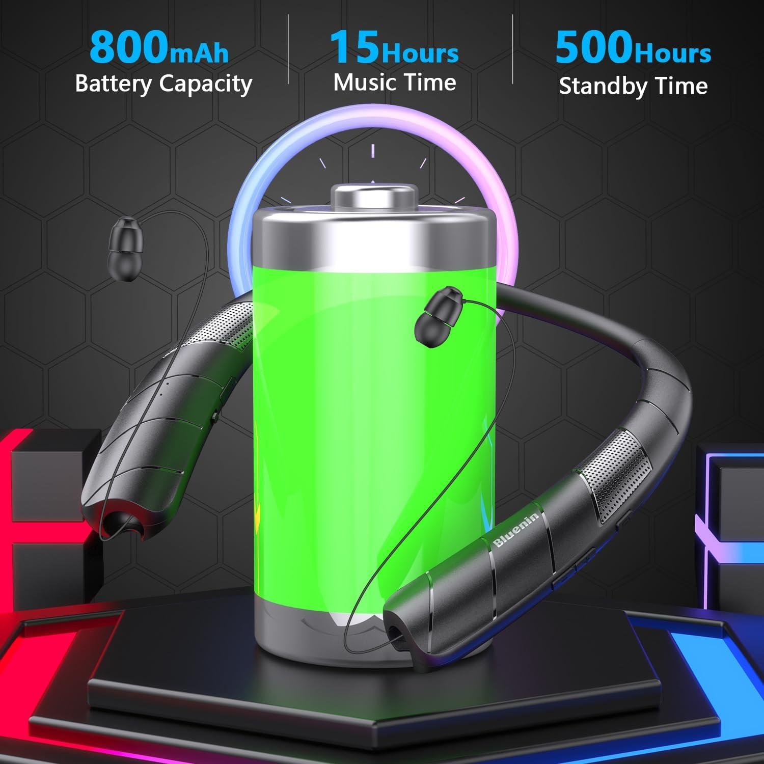 Auriculares Bluetooth Gardway BBH-938 2 en 1 con Altavoz 99g