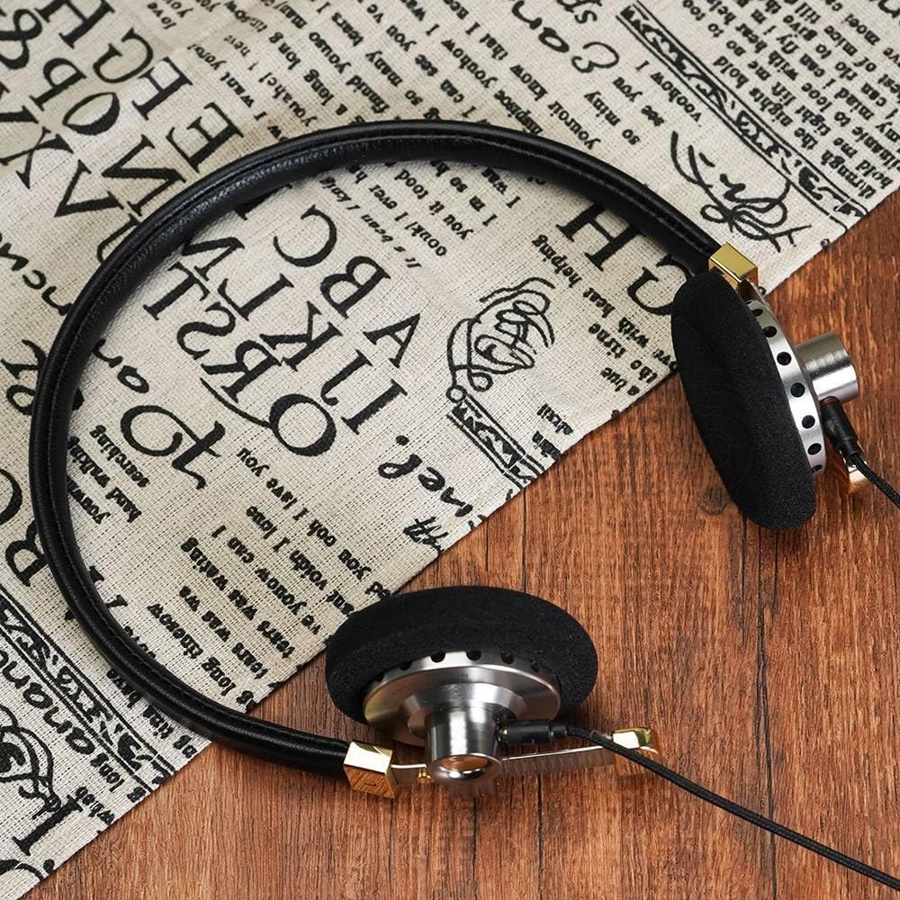 Auriculares ROSESELSA Montaña Lejana 40mm Retro Negro