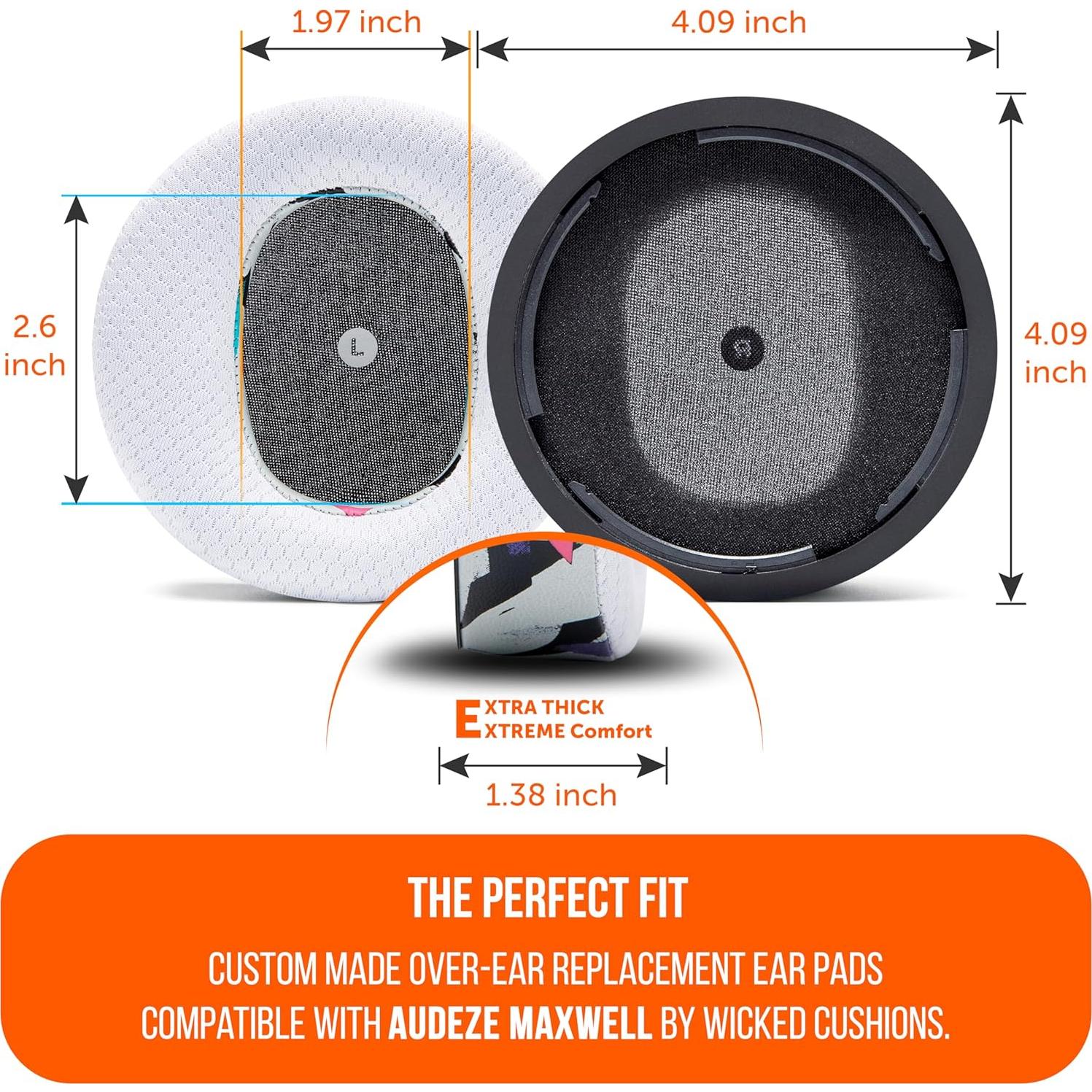 Almohadillas de Gel Refrigerante WC FreeZe para Audeze Maxwell