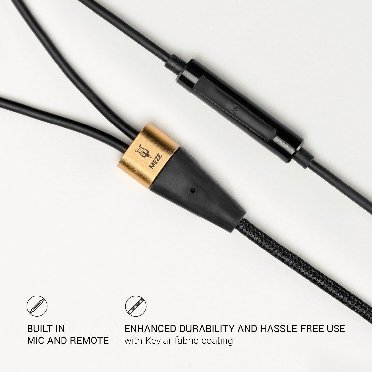 Cable de Reemplazo Meze Audio 1.2m con Micrófono y Control Remoto