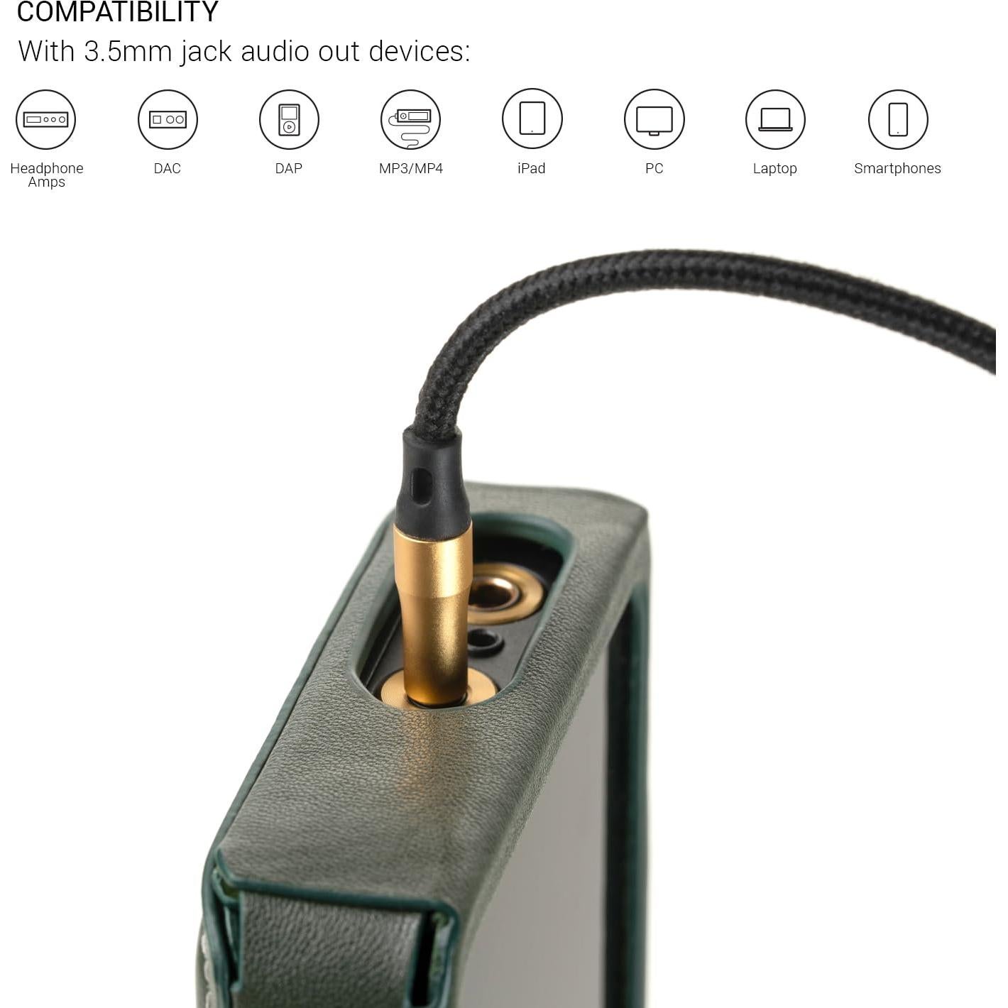 Cable de Reemplazo Meze Audio 1.2m con Micrófono y Control Remoto