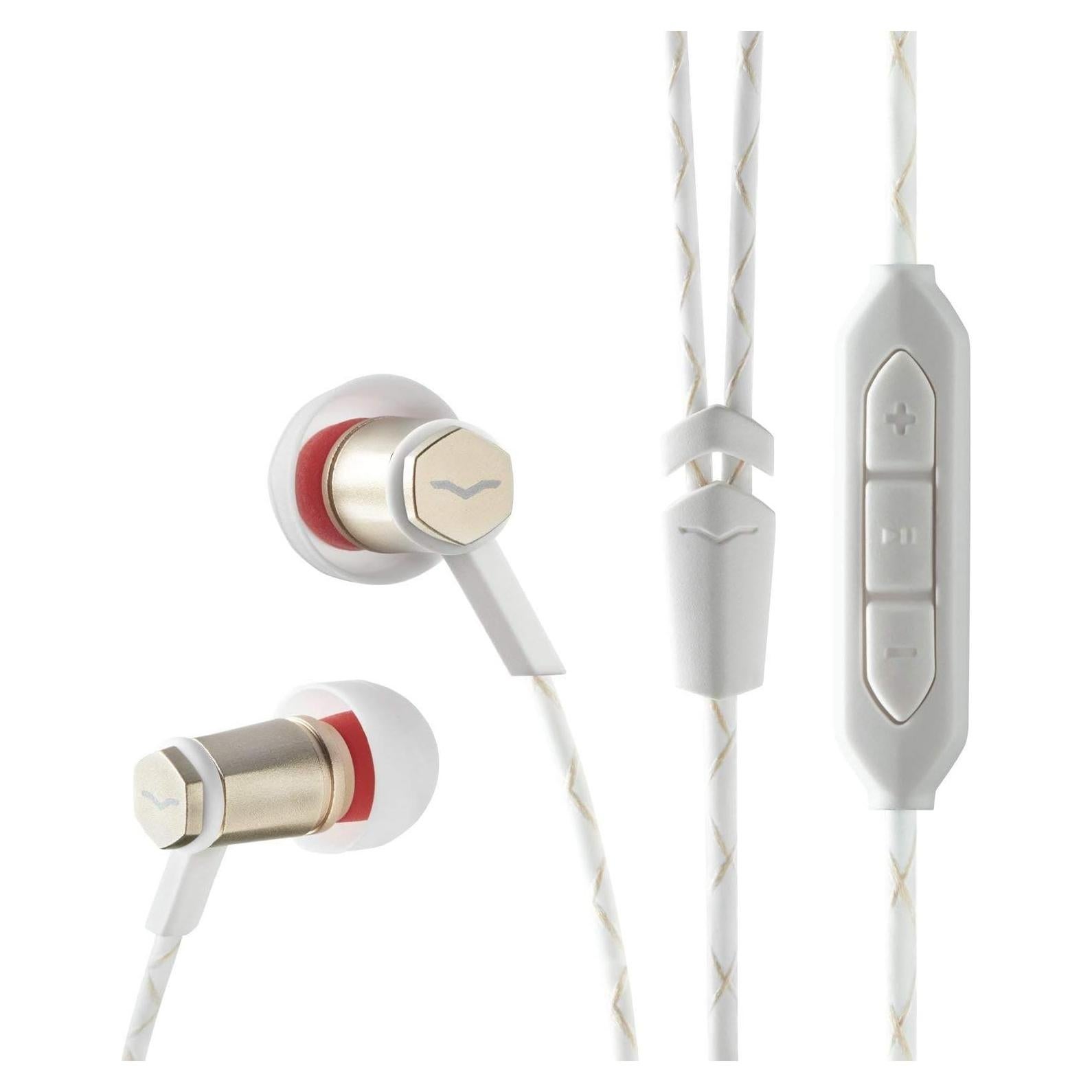 Auriculares in-ear V-MODA Forza Metallo Oro Rosa con micrófono