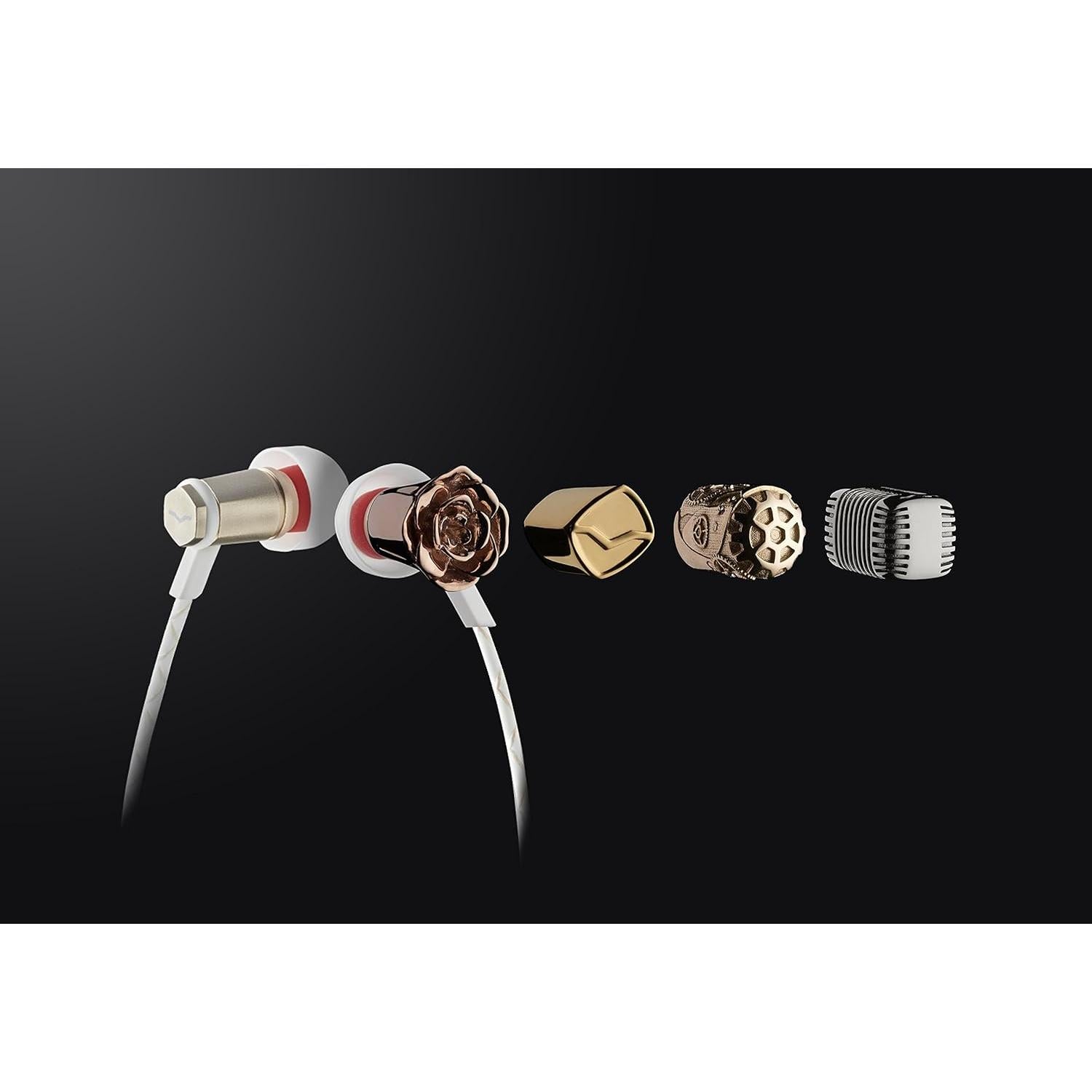 Auriculares in-ear V-MODA Forza Metallo Oro Rosa con micrófono