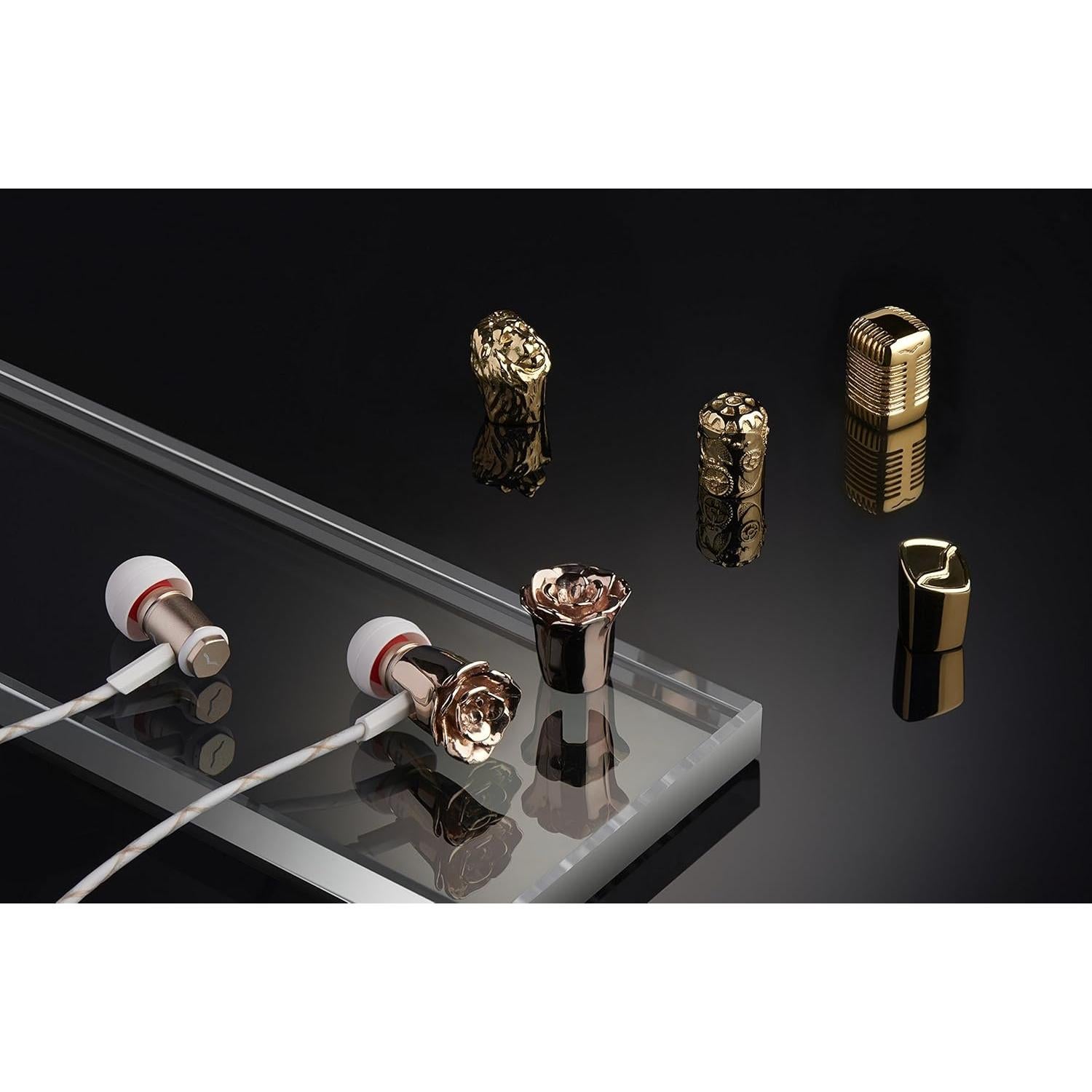 Auriculares in-ear V-MODA Forza Metallo Oro Rosa con micrófono