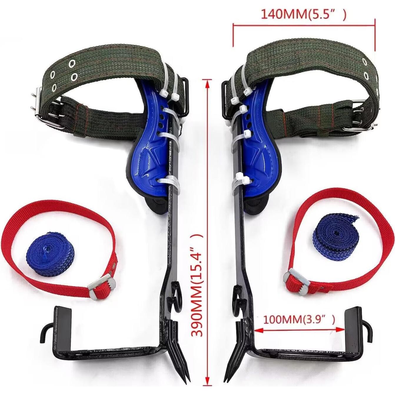 Kit de Escalada HTTMT con Garras de Acero Inoxidable