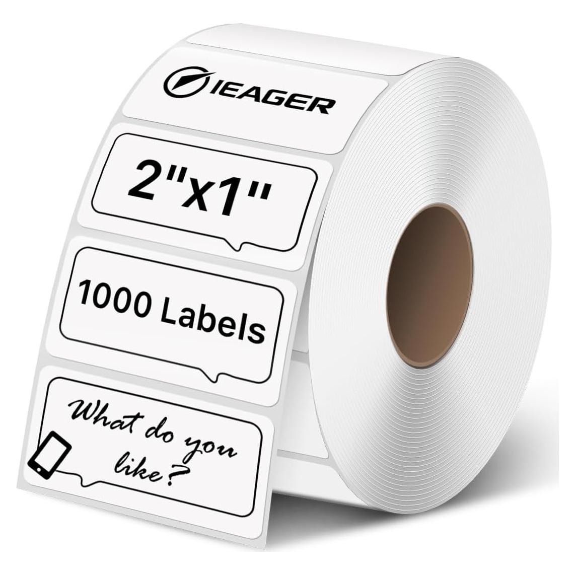 Etiquetas Térmicas iEager 50x25mm Blancas 1000/Rollo