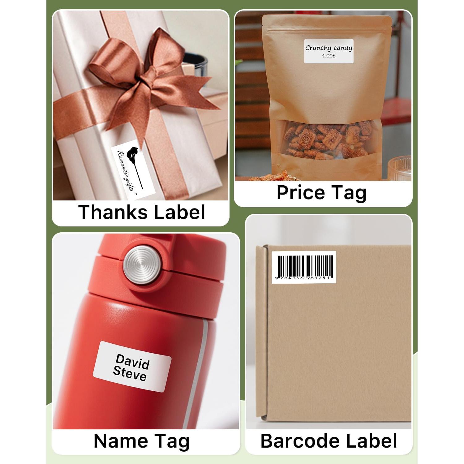 Etiquetas Térmicas iEager 50x25mm Blancas 1000/Rollo