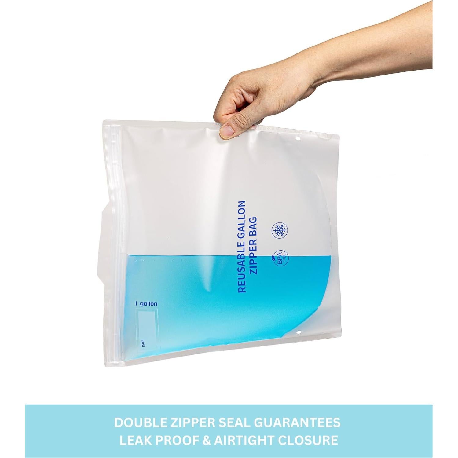 Bolsas 24/7 Reutilizables para Almacenamiento de Comida 8 Pzas