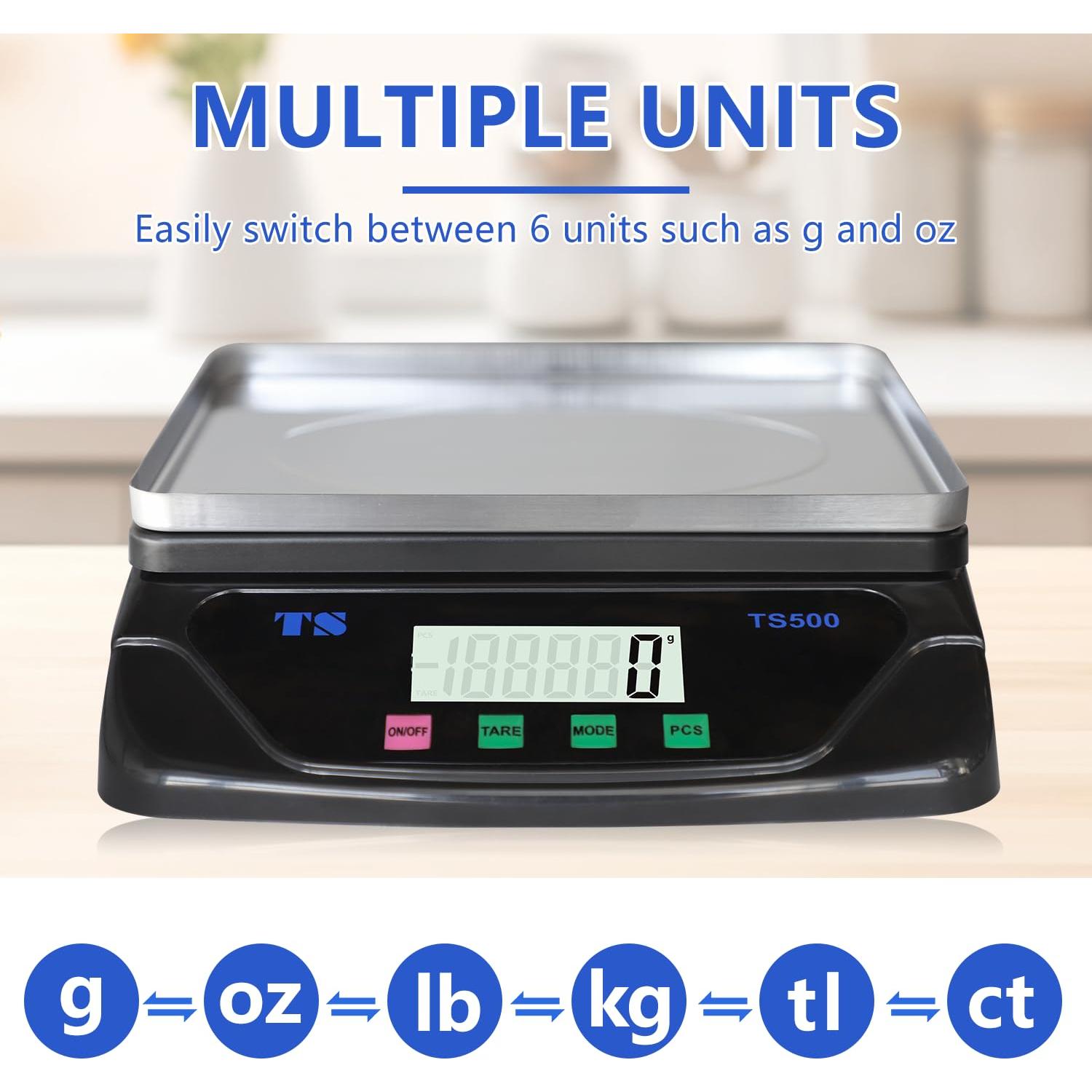 Escala de Cocina Digital 30kg LAIJIANG - Acero Inoxidable