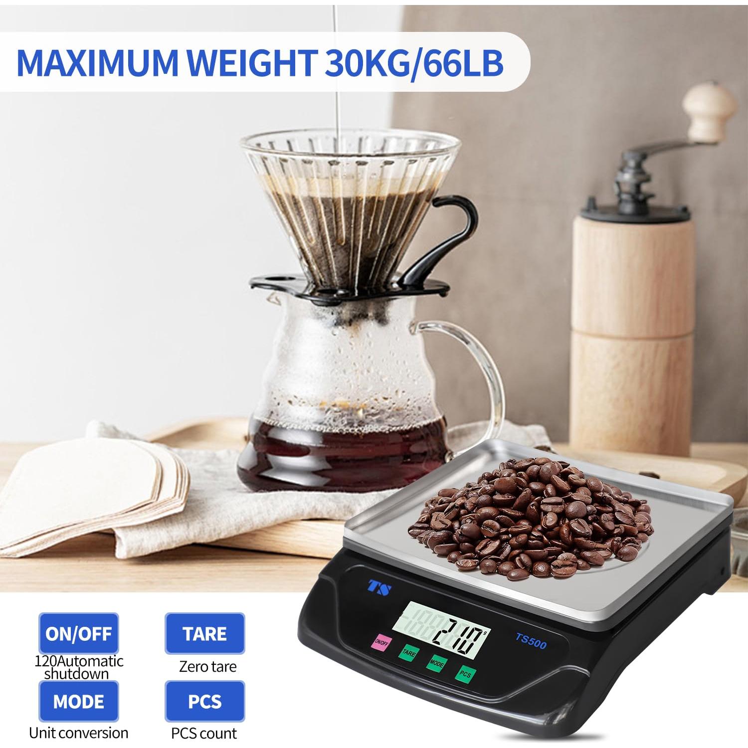 Escala de Cocina Digital 30kg LAIJIANG - Acero Inoxidable