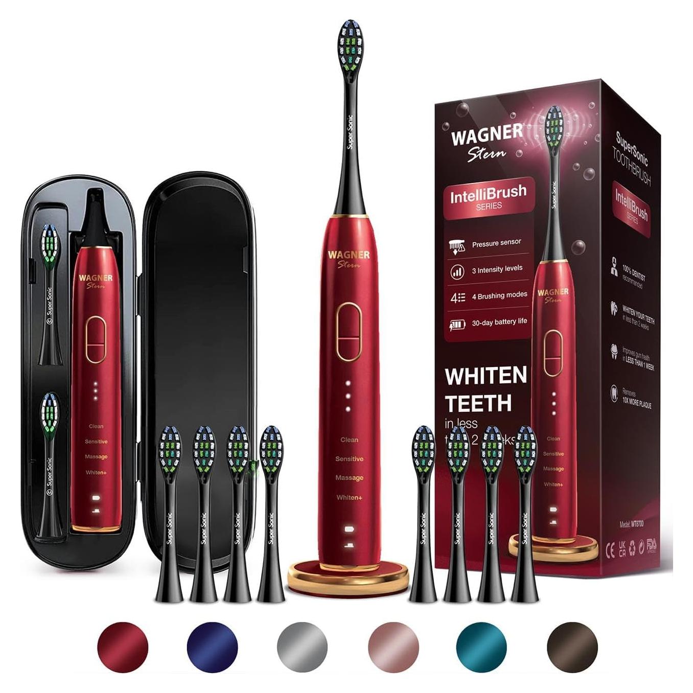 Cepillo de Dientes Eléctrico Wagner Stern WT8700 Blanqueador 4 Modos