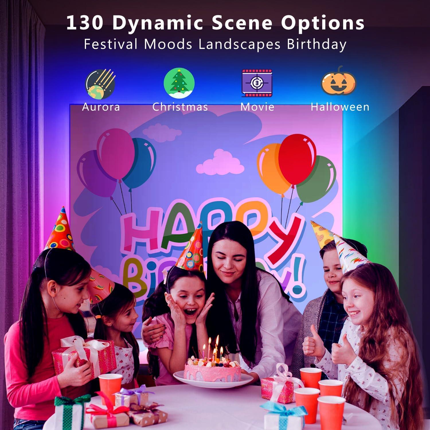 Tira LED 5M BGRIC Multicolor con Control Remoto y App