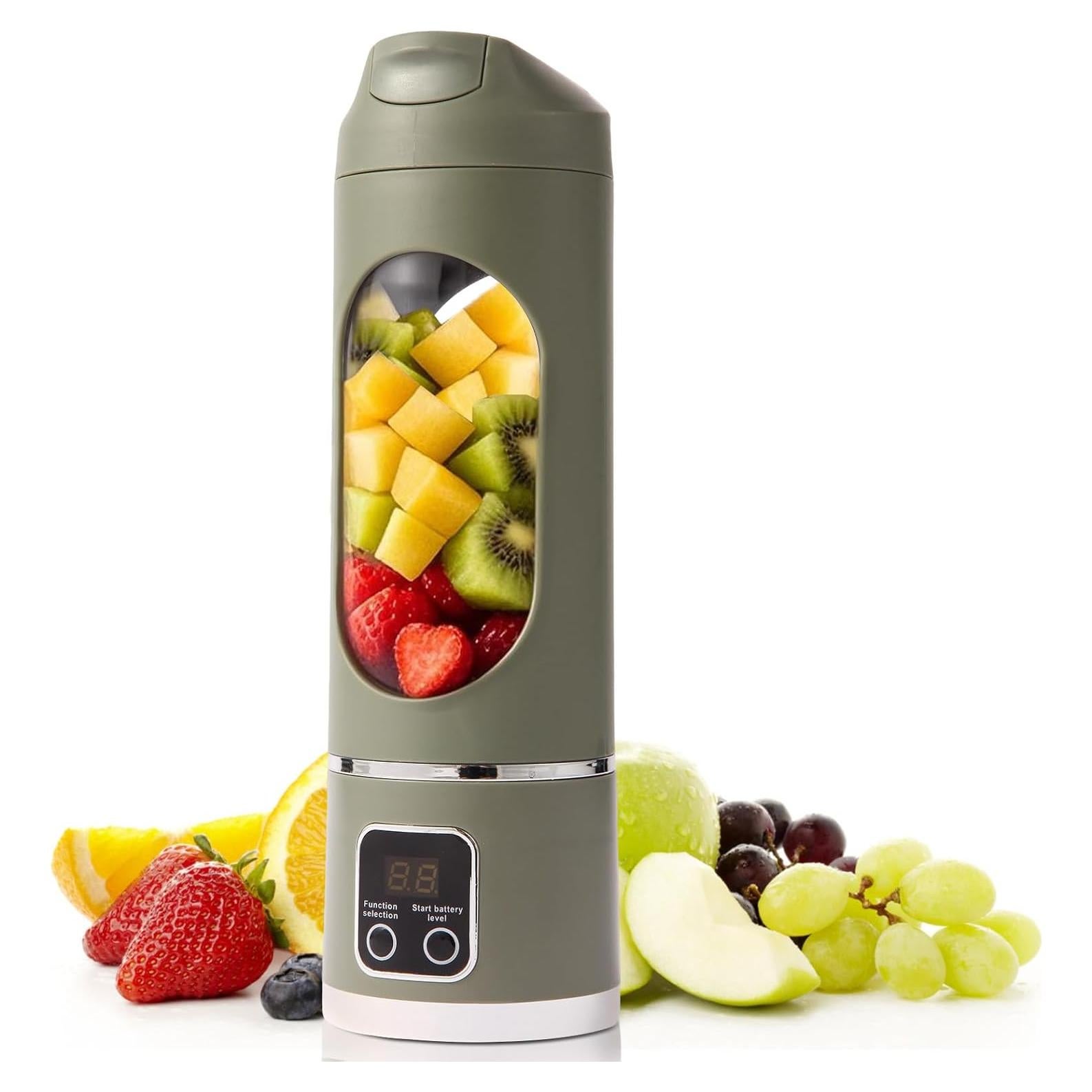 Licuadora Personal Portátil AOVSTVES 450ml USB Verde