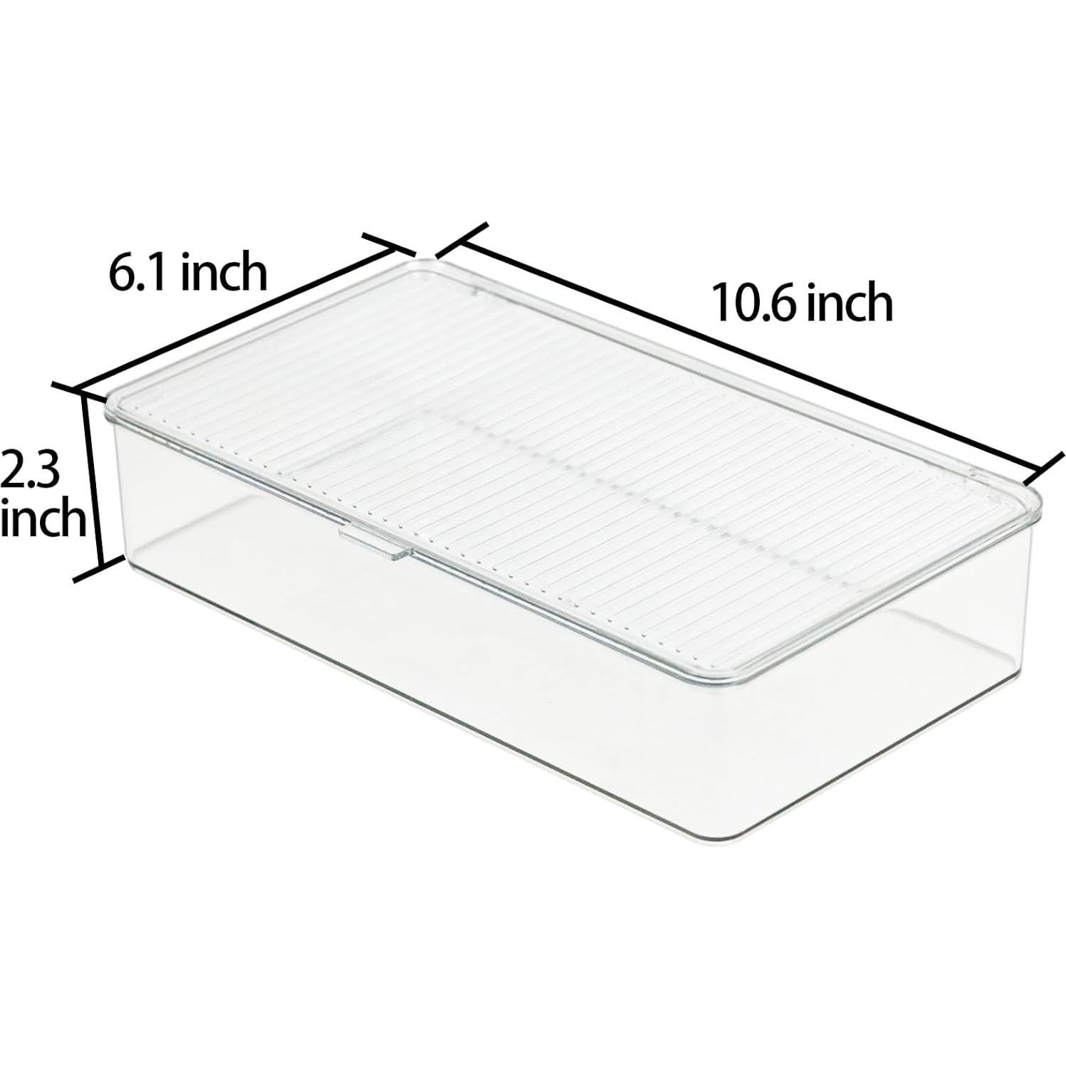 Contenedor de Almacenamiento ZEXALOR Pequeño Transparente 448g