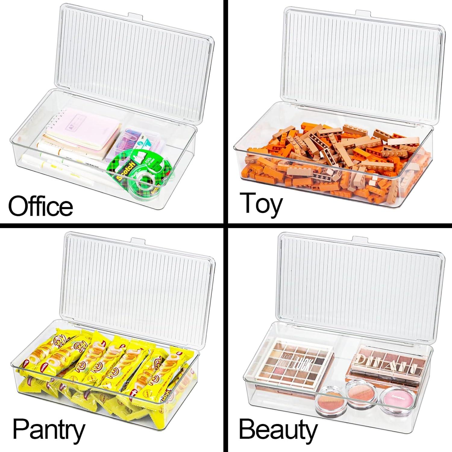 Contenedor de Almacenamiento ZEXALOR Pequeño Transparente 448g