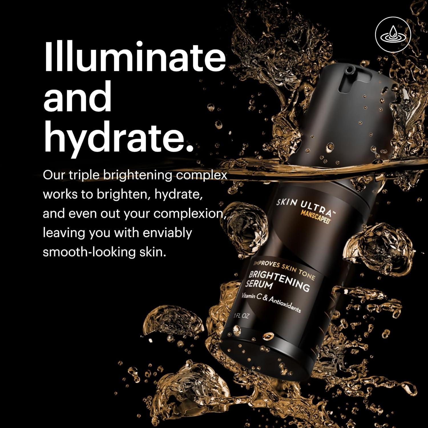 Suero Iluminador MANSCAPED 29.57 ml - Vitamina C para Hombres