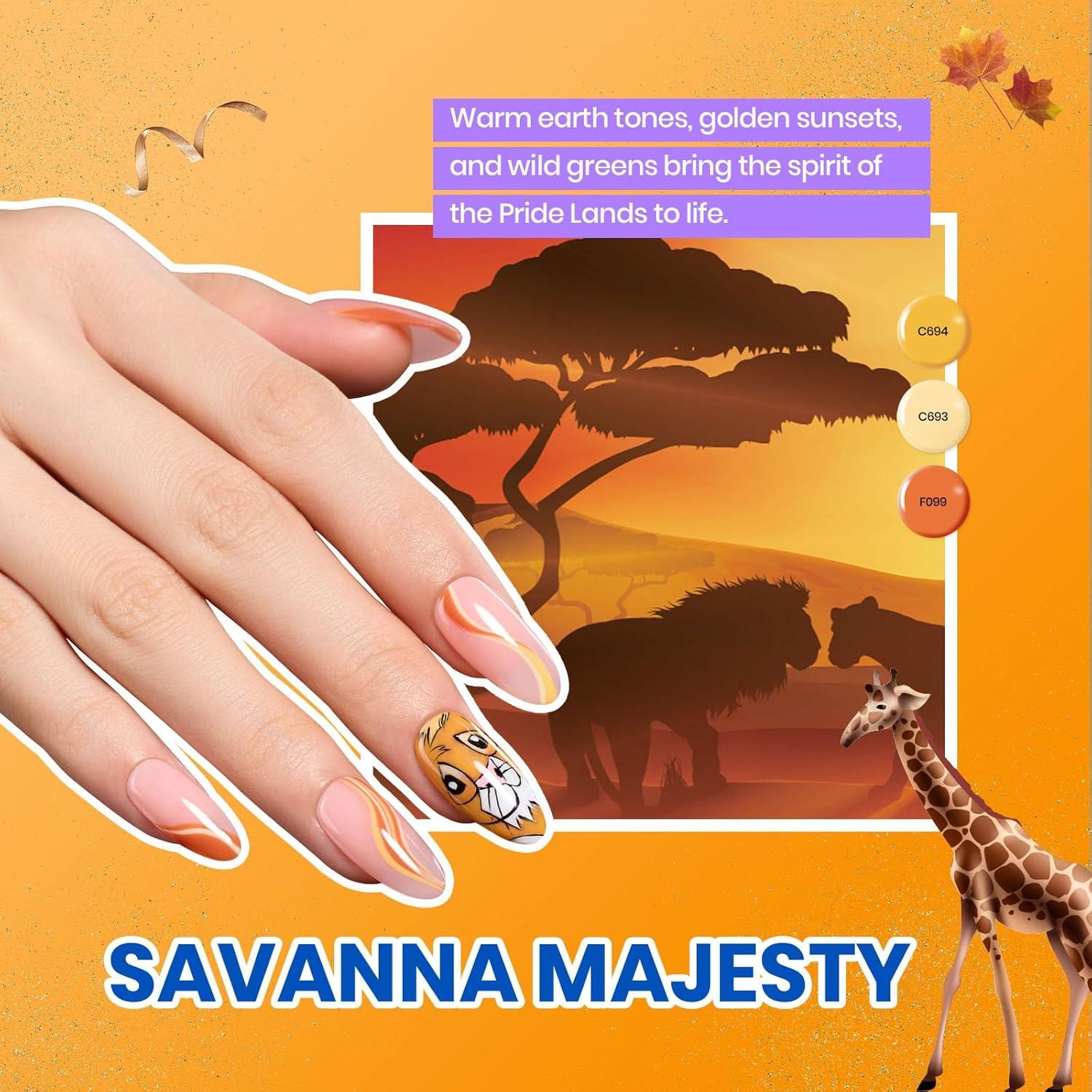 Juego de Esmalte de Uñas en Gel Beetles 44 PCS Otoño Nude Burdeos