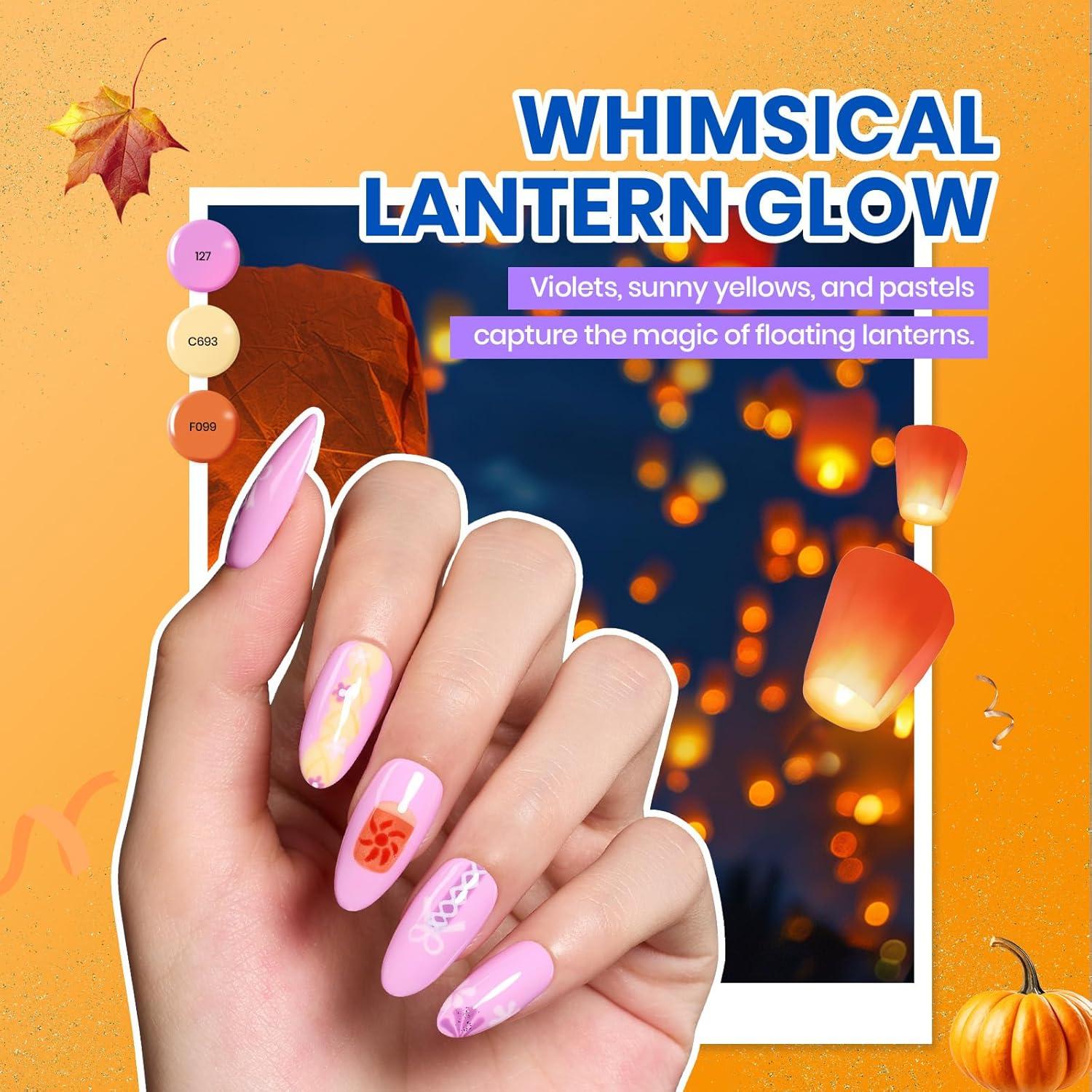 Juego de Esmalte de Uñas en Gel Beetles 44 PCS Otoño Nude Burdeos