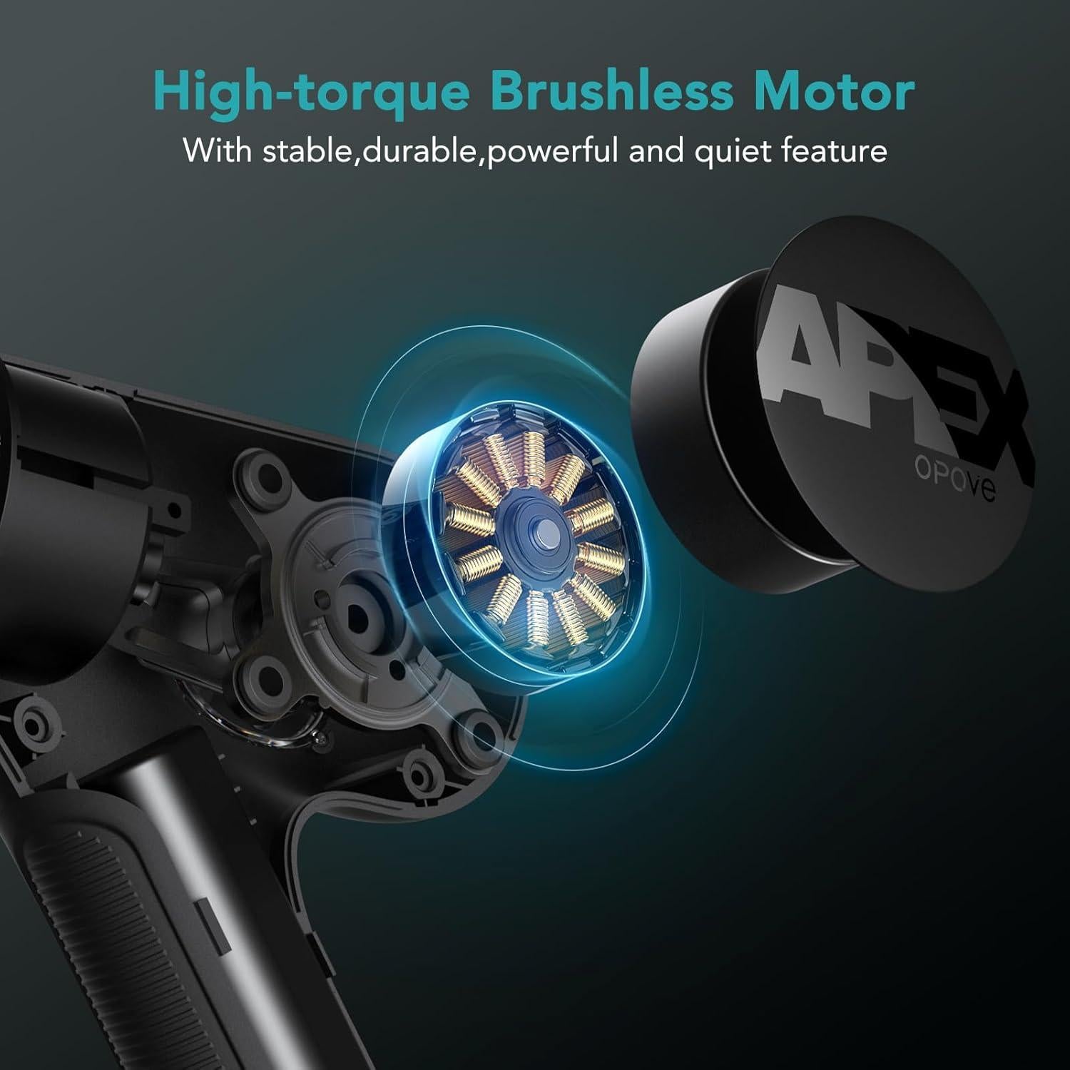 Pistola de Masaje Opove Apex 14.5mm Alivio Muscular