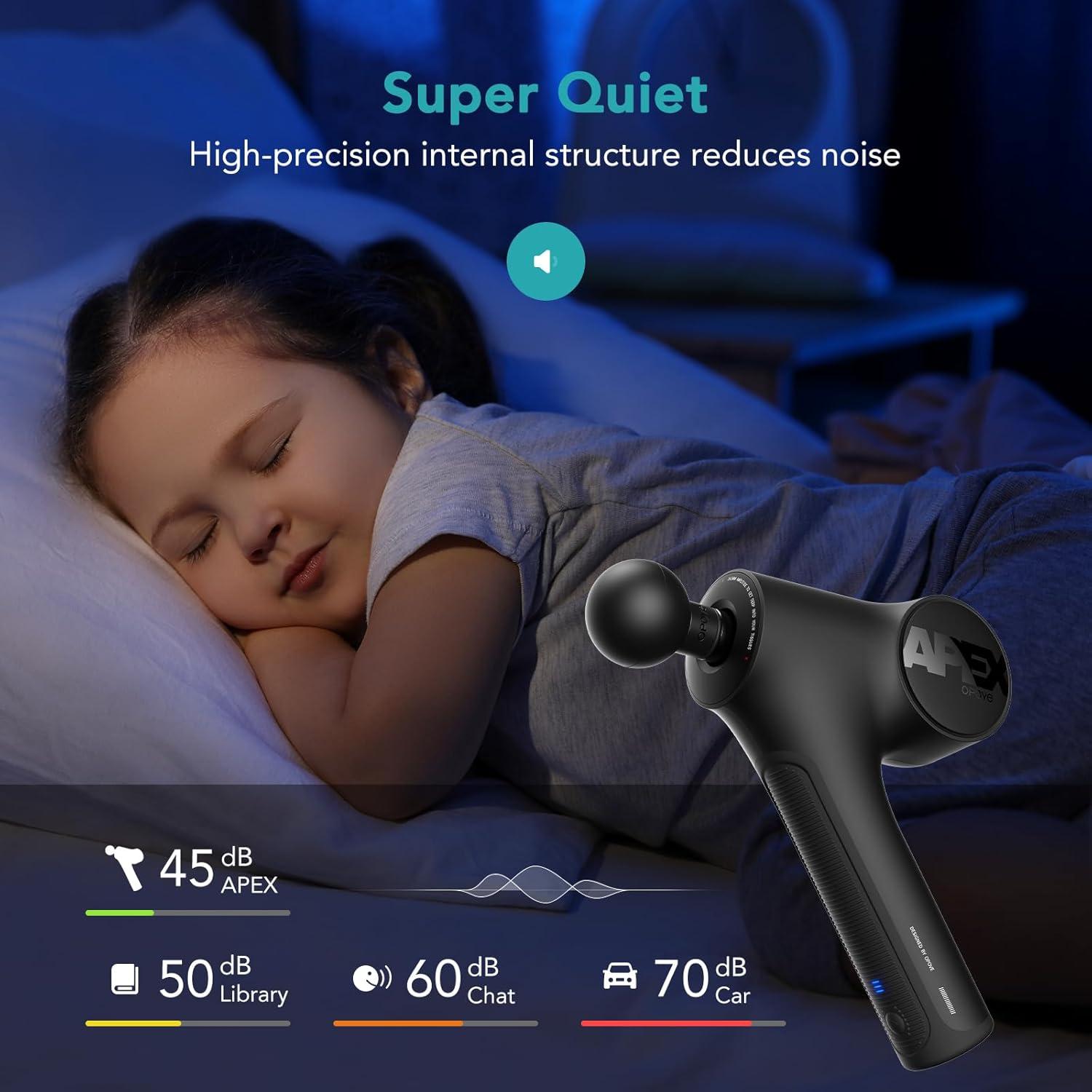 Pistola de Masaje Opove Apex 14.5mm Alivio Muscular