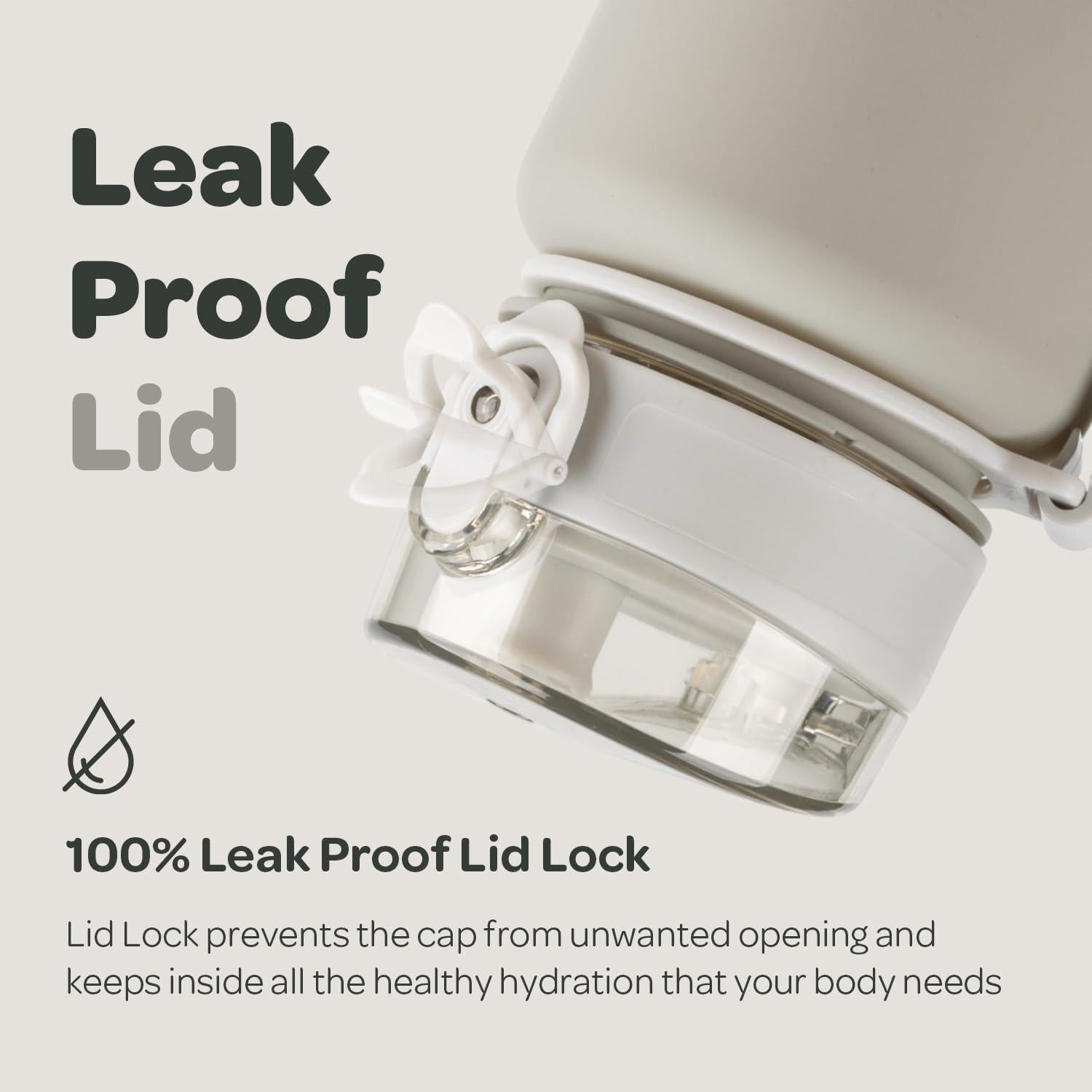 Botella de Agua Hydracy Coach 1L con Marcador de Tiempo y Infusor