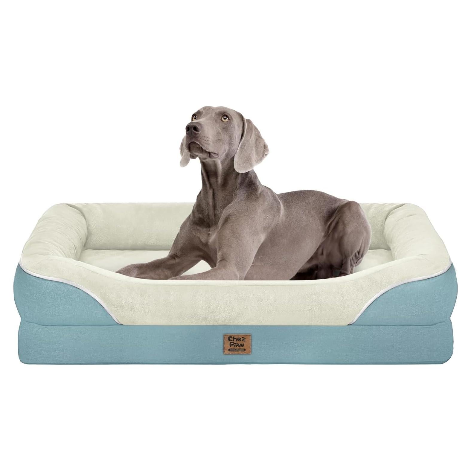 Cama Ortopédica Jumbo Chez Paw para Perros Grandes - Lavable