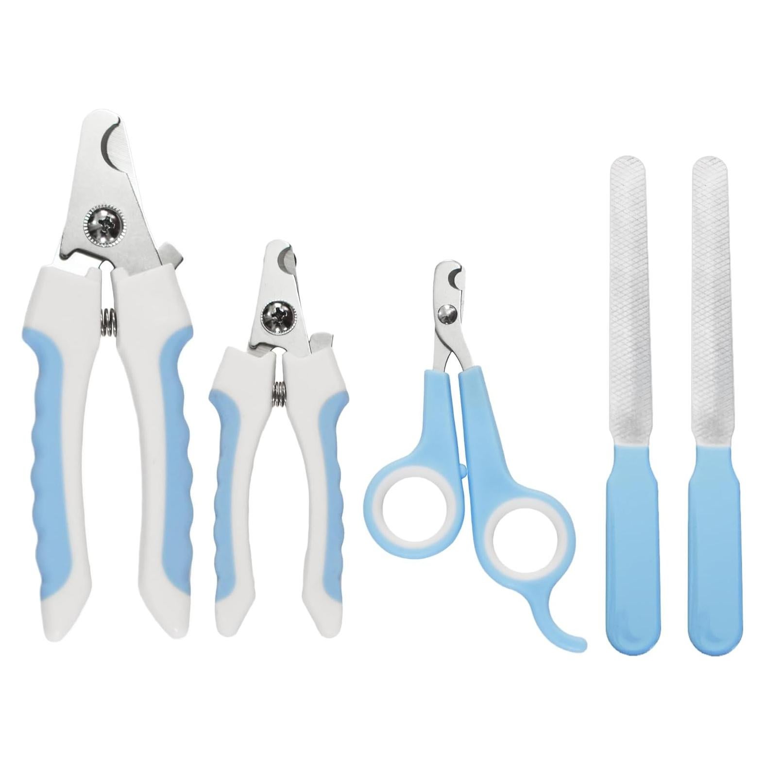 Kit de Cortadores de Uñas para Mascotas DAOGUAUNG 5 Piezas