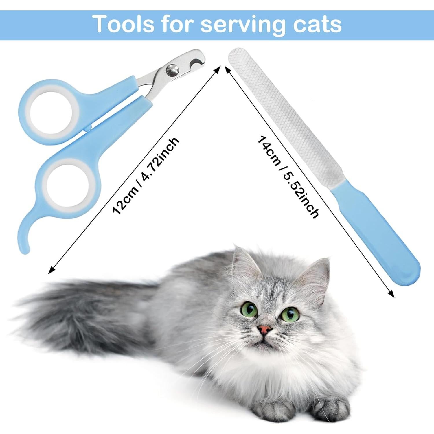 Kit de Cortadores de Uñas para Mascotas DAOGUAUNG 5 Piezas