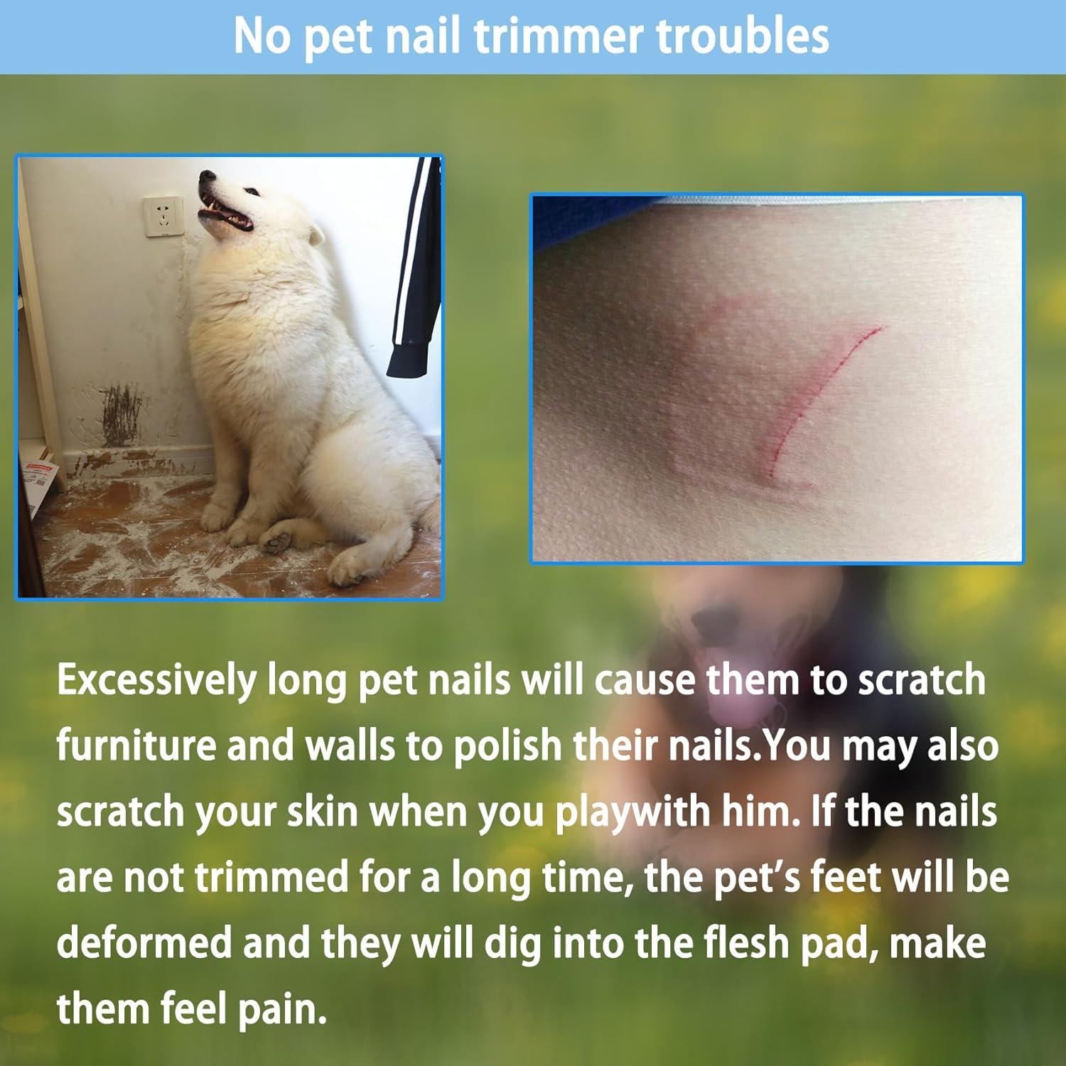 Kit de Cortadores de Uñas para Mascotas DAOGUAUNG 5 Piezas