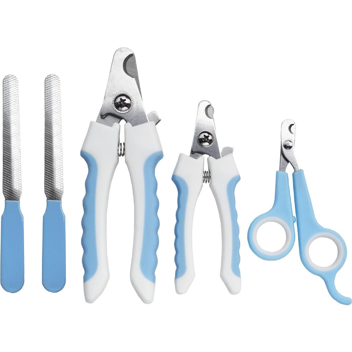 Kit de Cortadores de Uñas para Mascotas DAOGUAUNG 5 Piezas