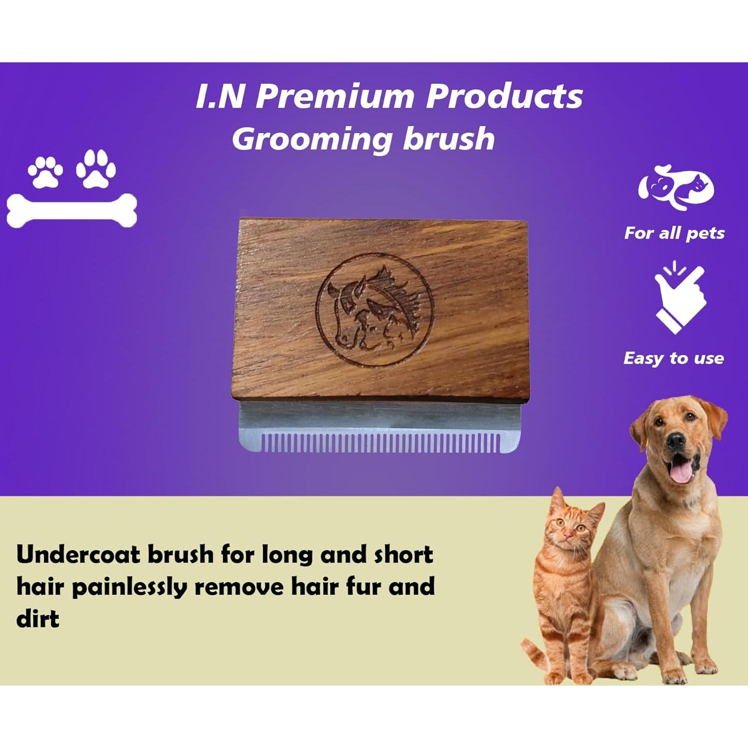 Cepillo Deshedding I.N Premium para Perros y Gatos 5cm