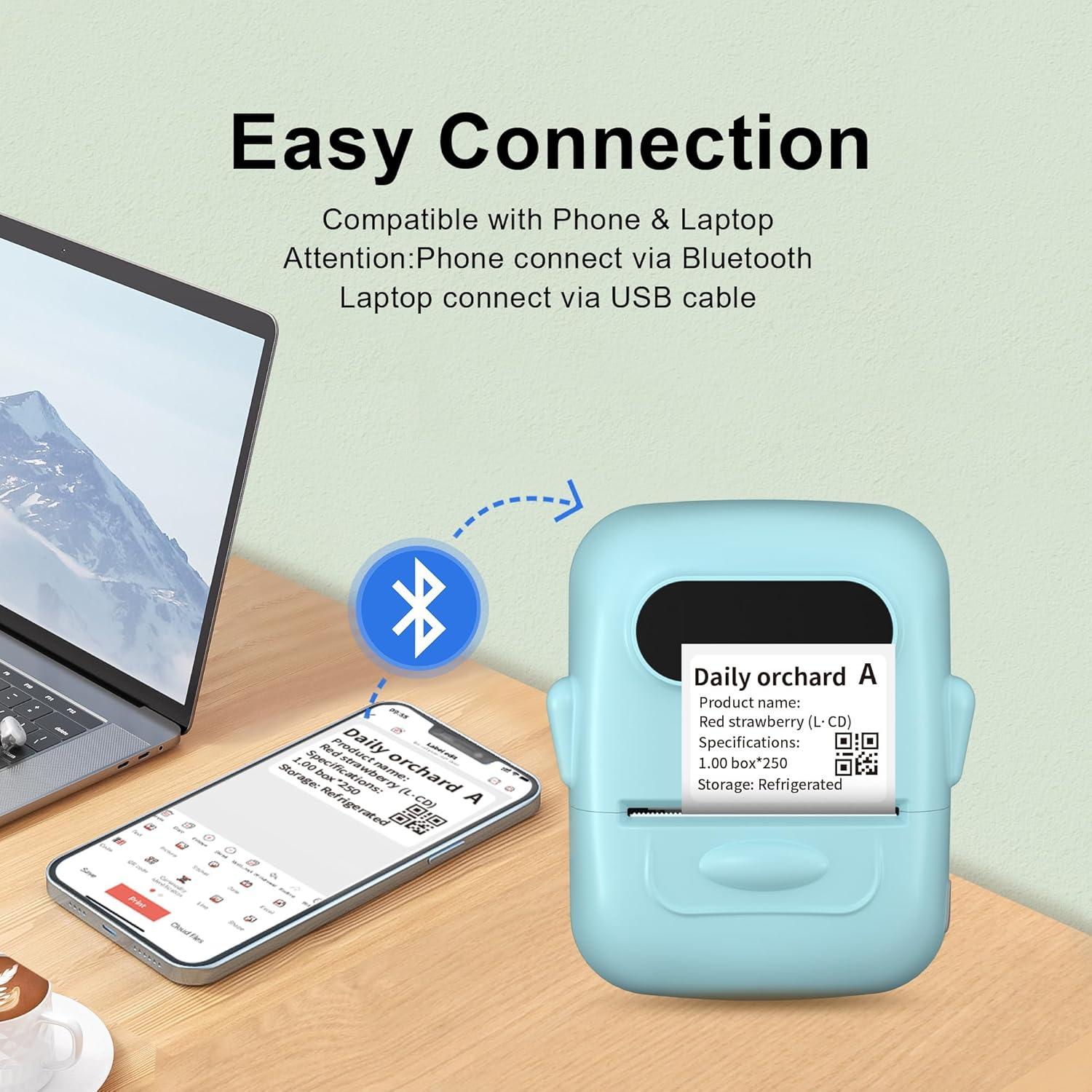 Impresora de Etiquetas Bluetooth PRIMAKNTER P50 203 DPI