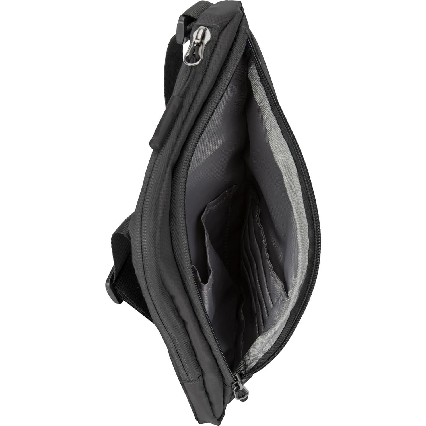 Bolsa Cruzada Delgada Travelon con Protección RFID - Unisex