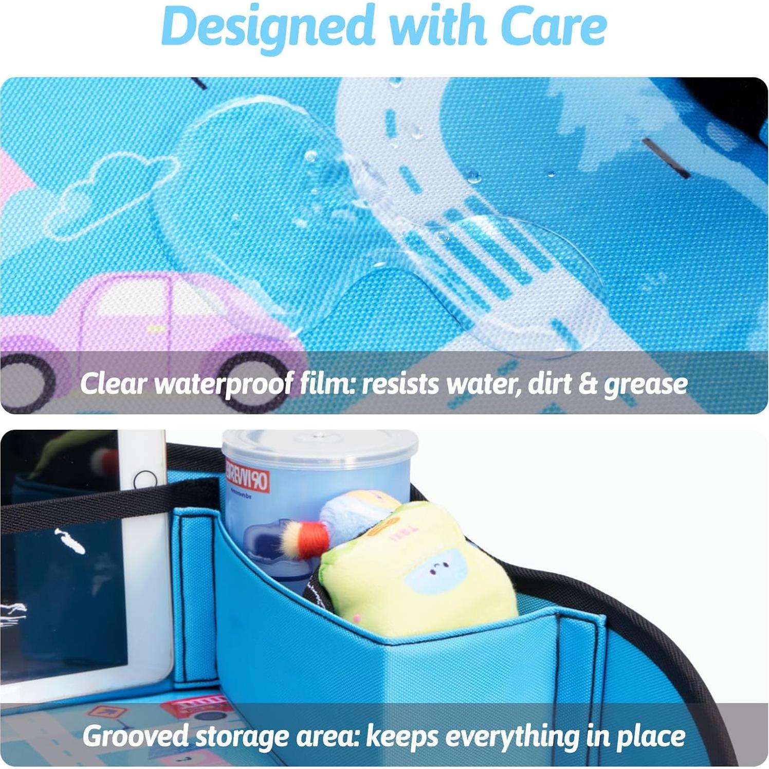 Bandeja de Viaje OUOZZZ para Niños - Mesa Antideslizante 40x30cm