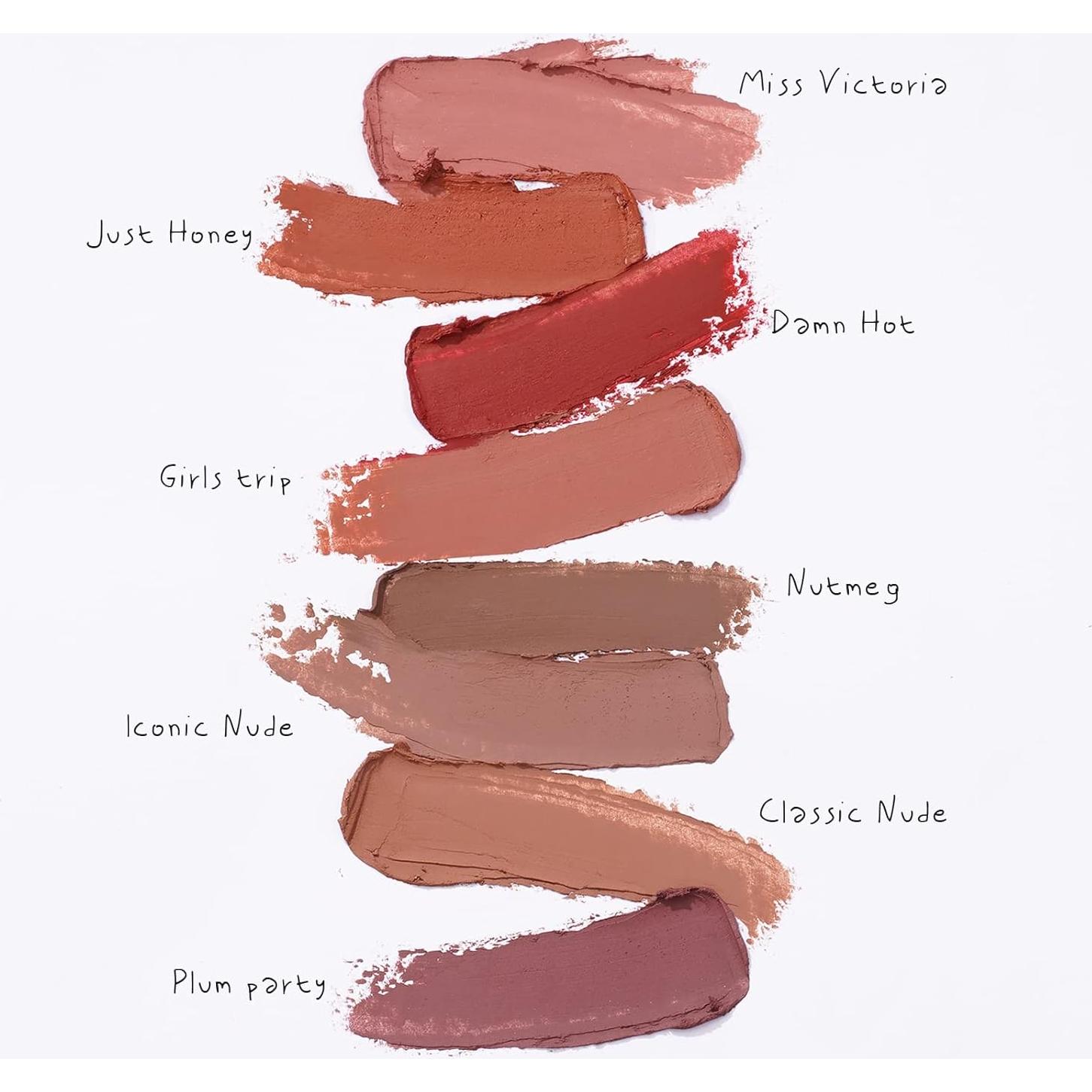 Lápiz Labial Mate Retráctil Nuez Moscada - Alta Pigmentación