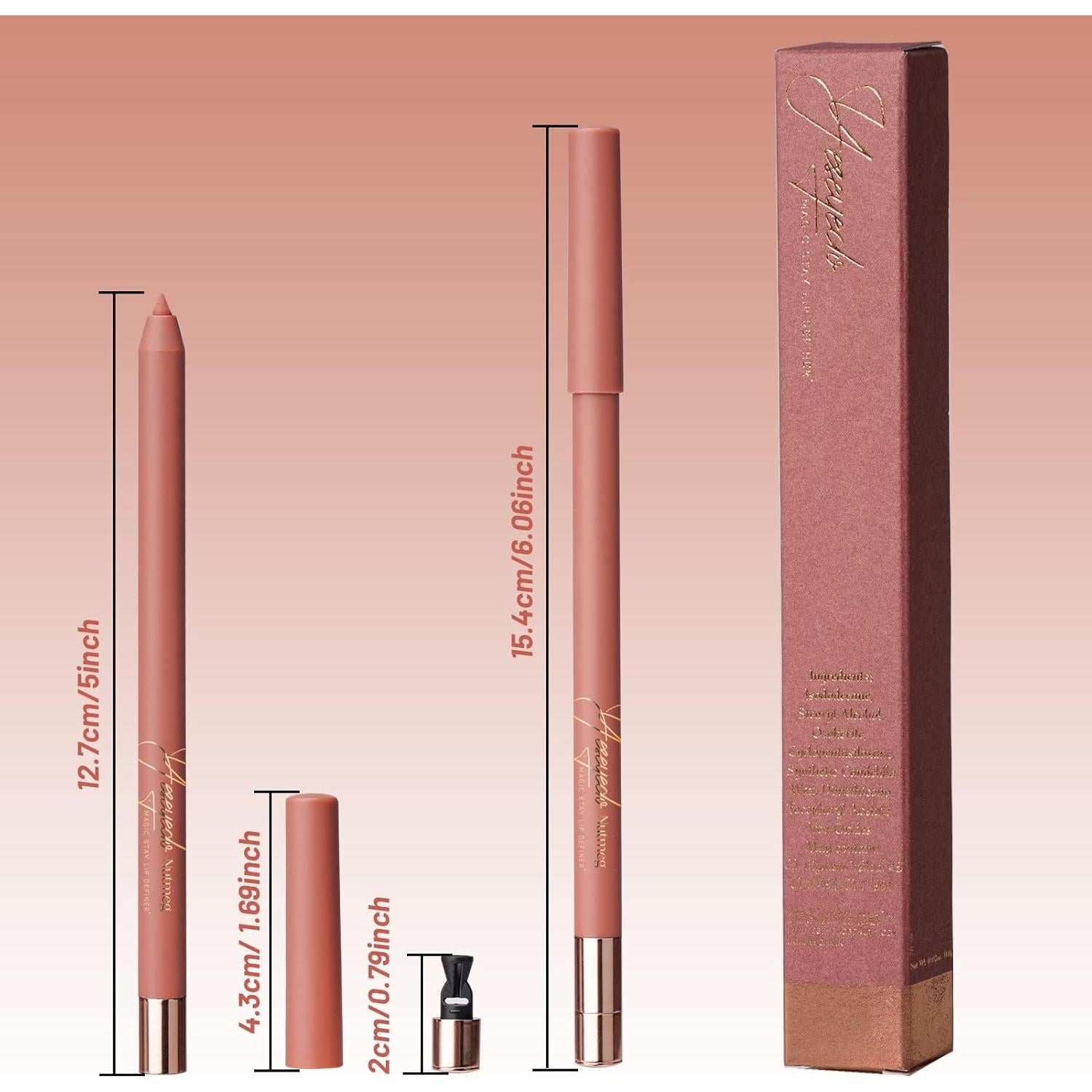 Lápiz Labial Mate Retráctil Nuez Moscada - Alta Pigmentación