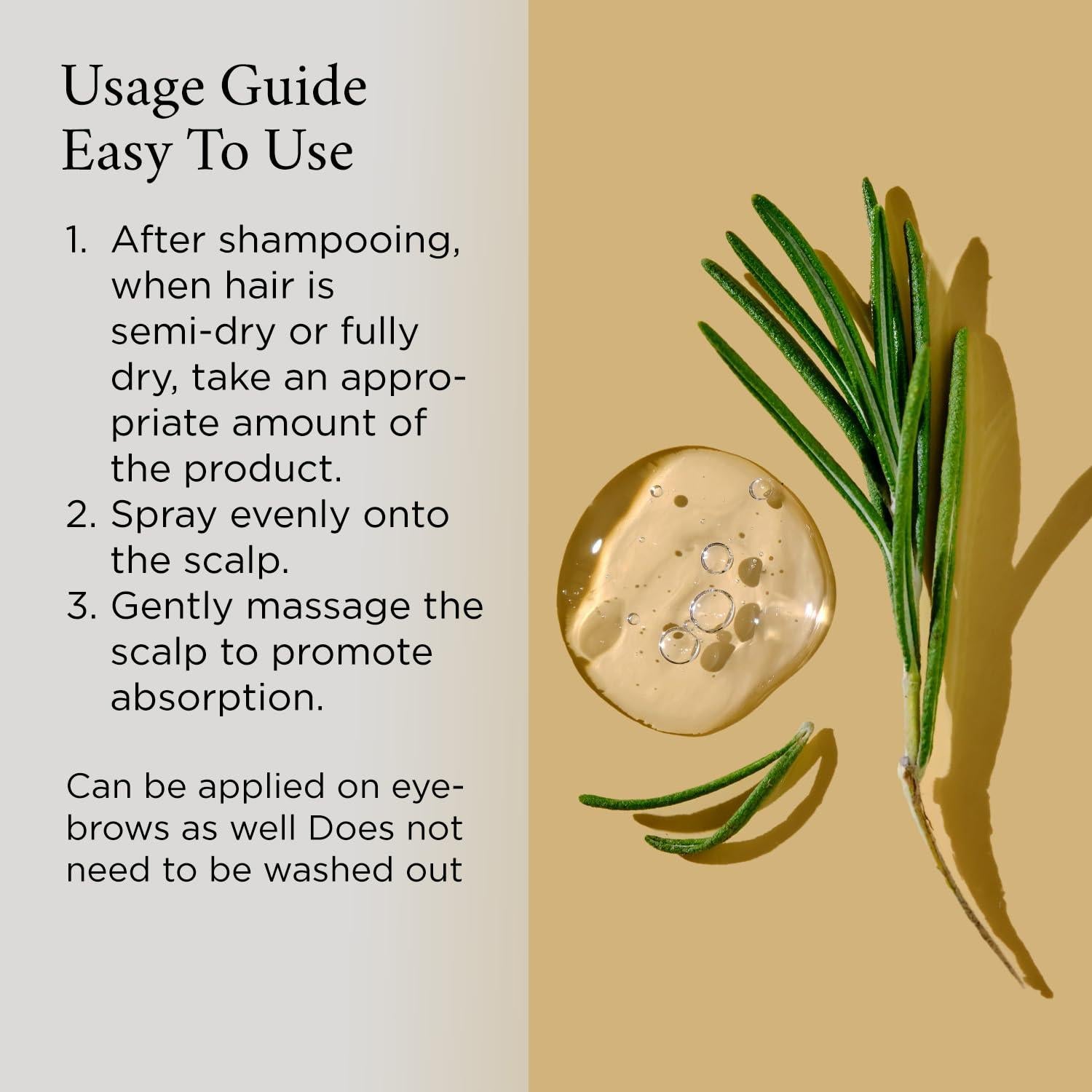 Spray de Agua de Romero Aemerry 124 ml - Crecimiento Cabello