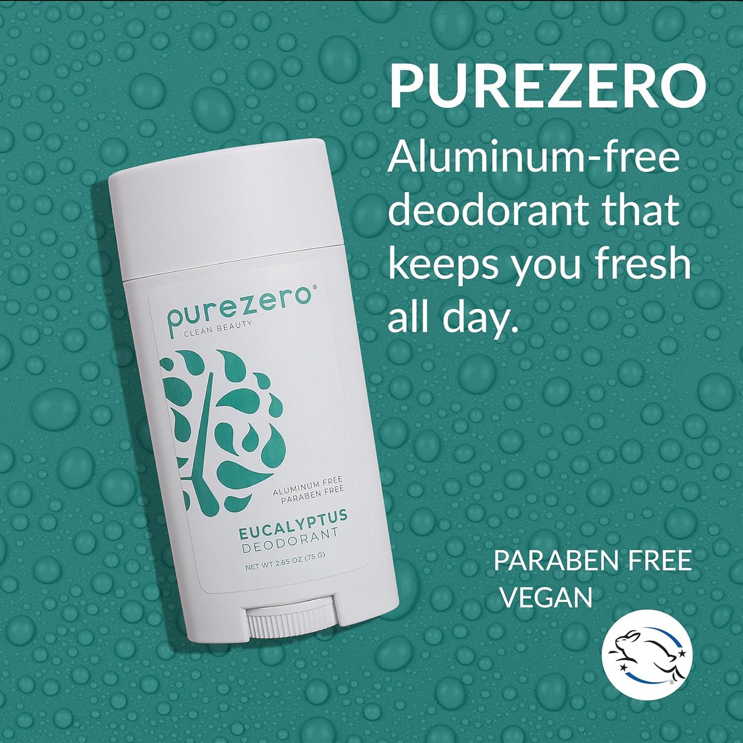 Desodorante Natural Purezero Eucalipto 115g Libre de Aluminio