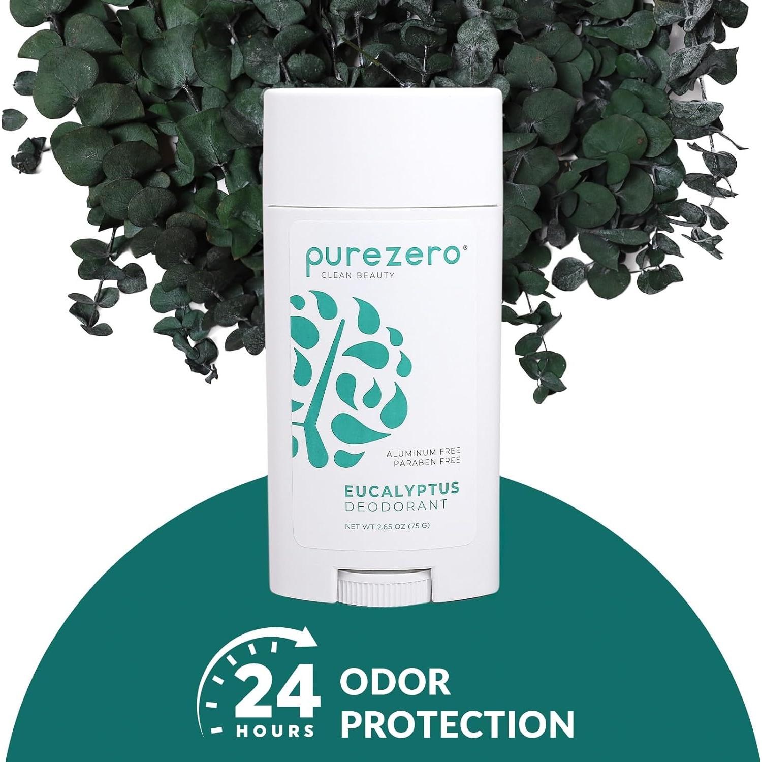 Desodorante Natural Purezero Eucalipto 115g Libre de Aluminio