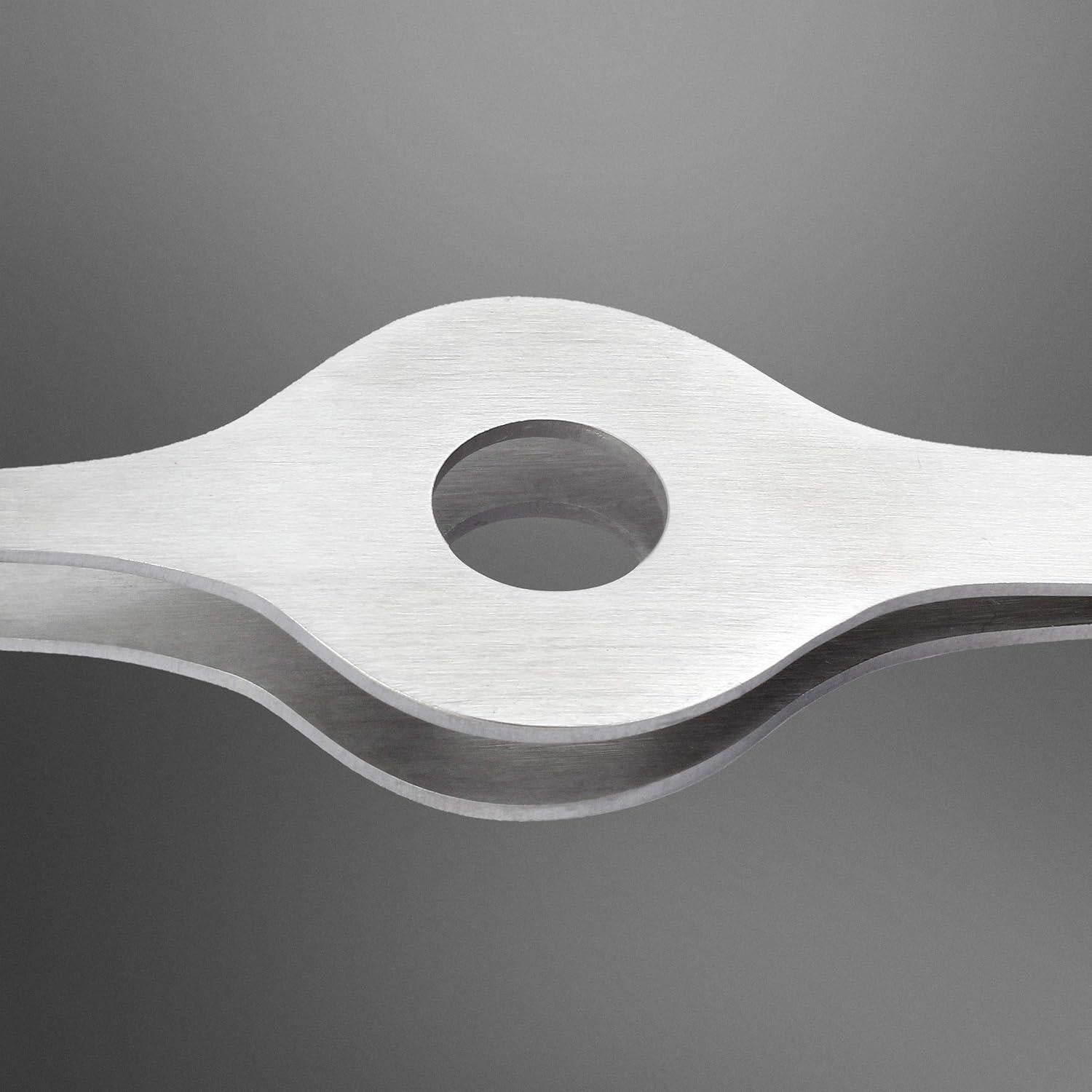 Pinzas de Punta Inclinada BRV MEN - Acero Inoxidable Profesional