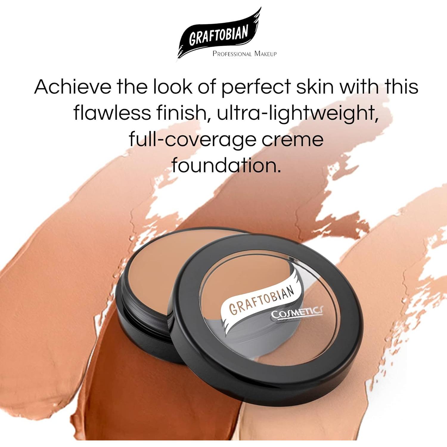 Base de Crema Graftobian HD Glamour 14.17g - 65 Tonos Inclusivos