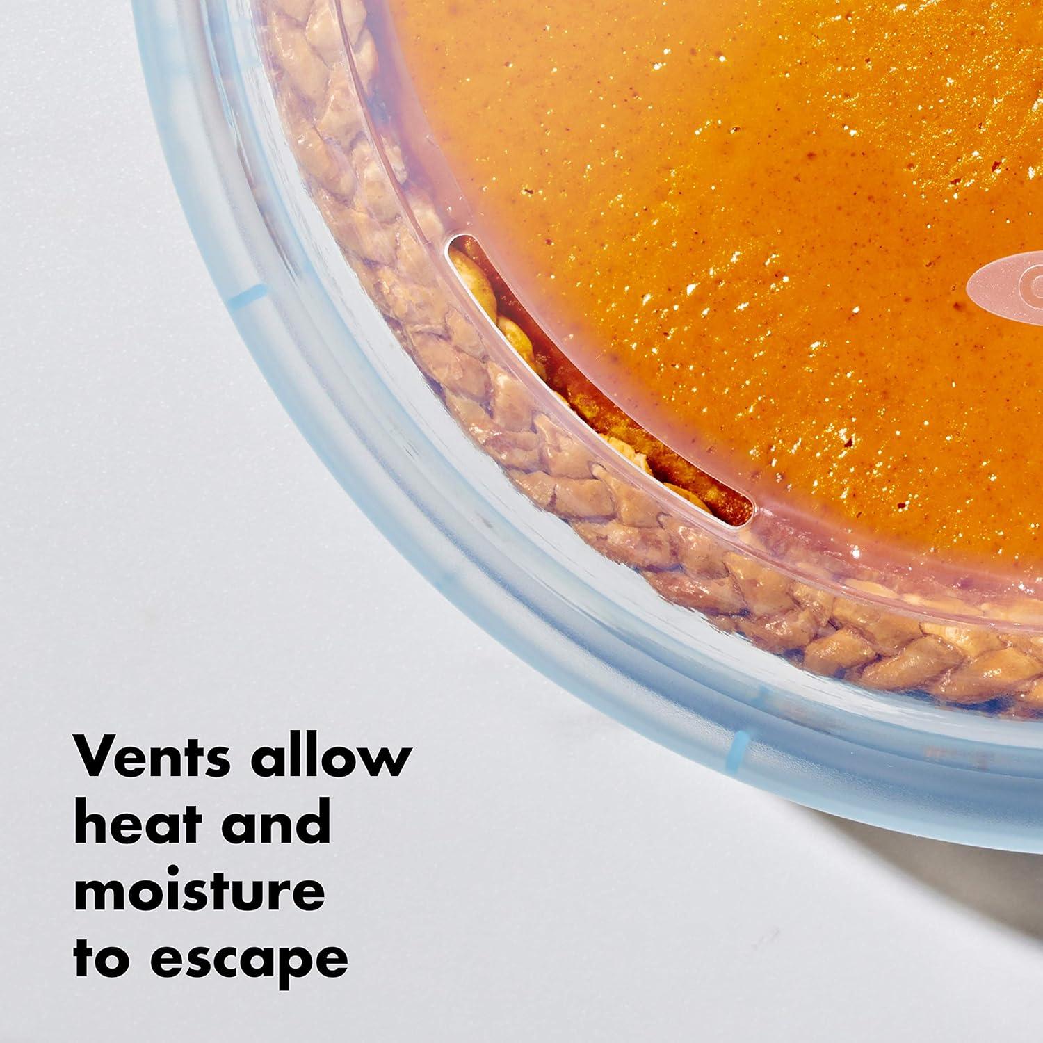 Plato de Tarta de Vidrio OXO Good Grips 22.86 cm con Tapa