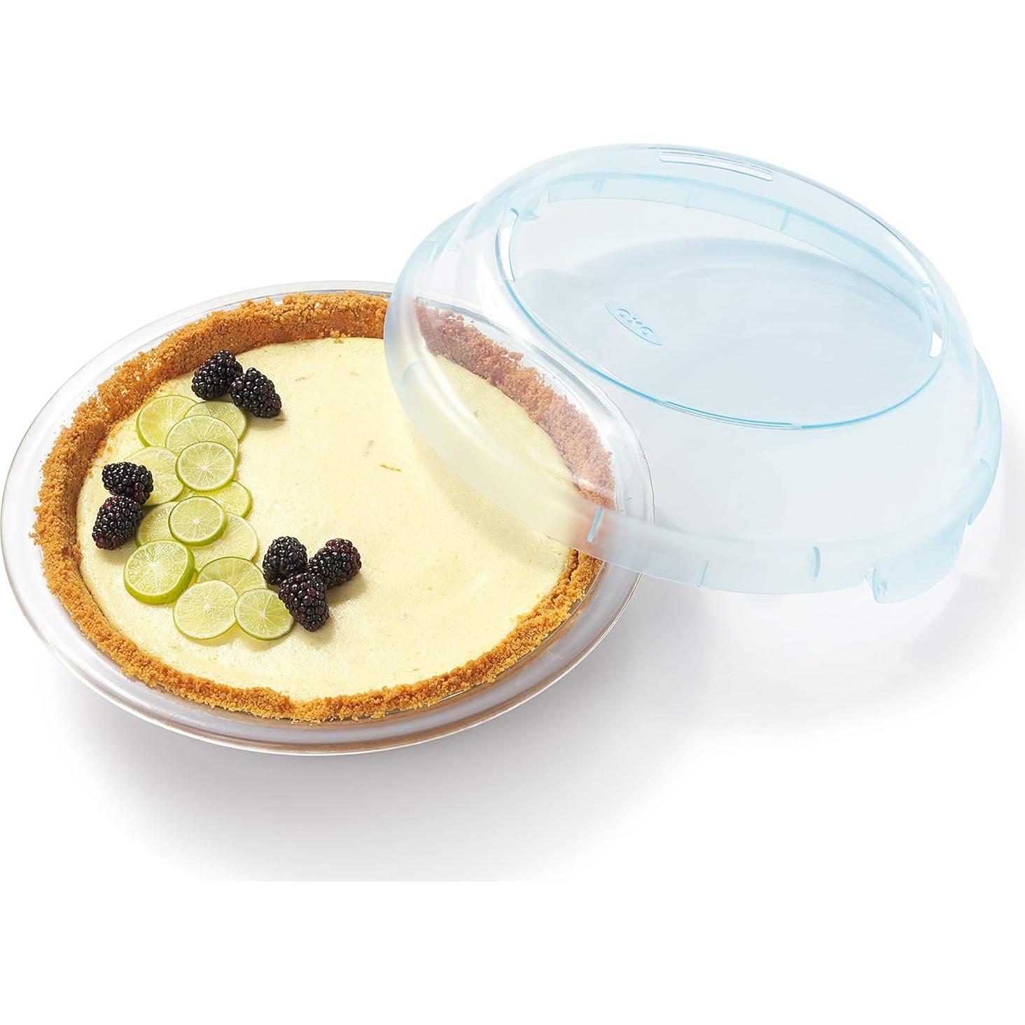 Plato de Tarta de Vidrio OXO Good Grips 22.86 cm con Tapa