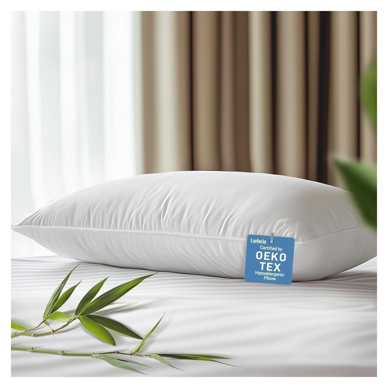 Almohada Hipoalergénica Caelorin Reina 71x51cm Viscosa Bambú